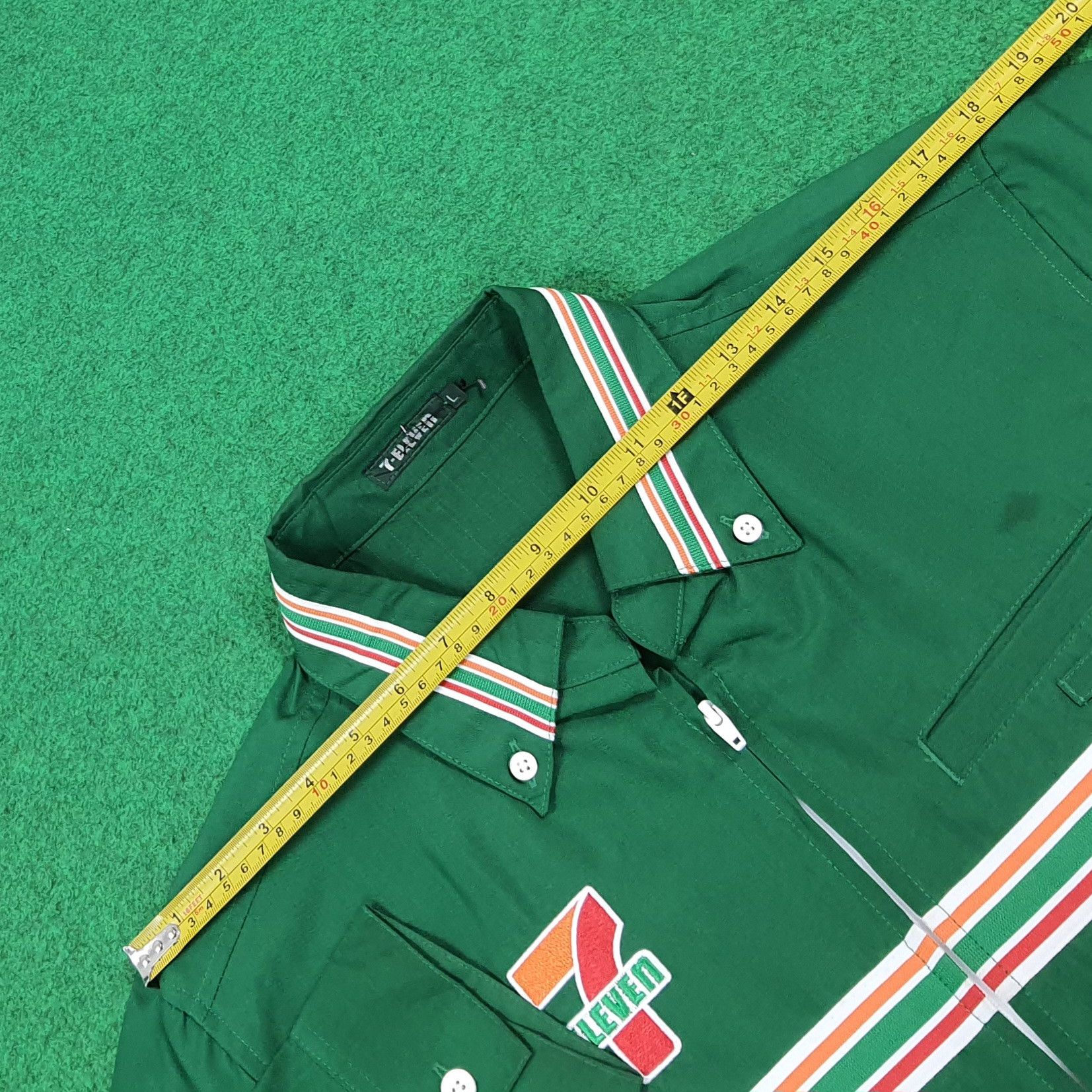 Japanese Brand Vintage 7 Eleven Japan Staff Uniform Work Jacket C299N45 Size US L / EU 52-54 / 3 - 9 Thumbnail