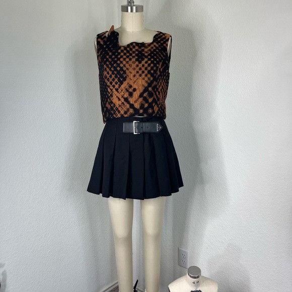 3.1 Phillip Lim 3.1 Phillip Lim Scuba Pixelated Flame Border Sleeveless Top Size XS / US 0-2 / IT 36-38 - 1 Thumbnail