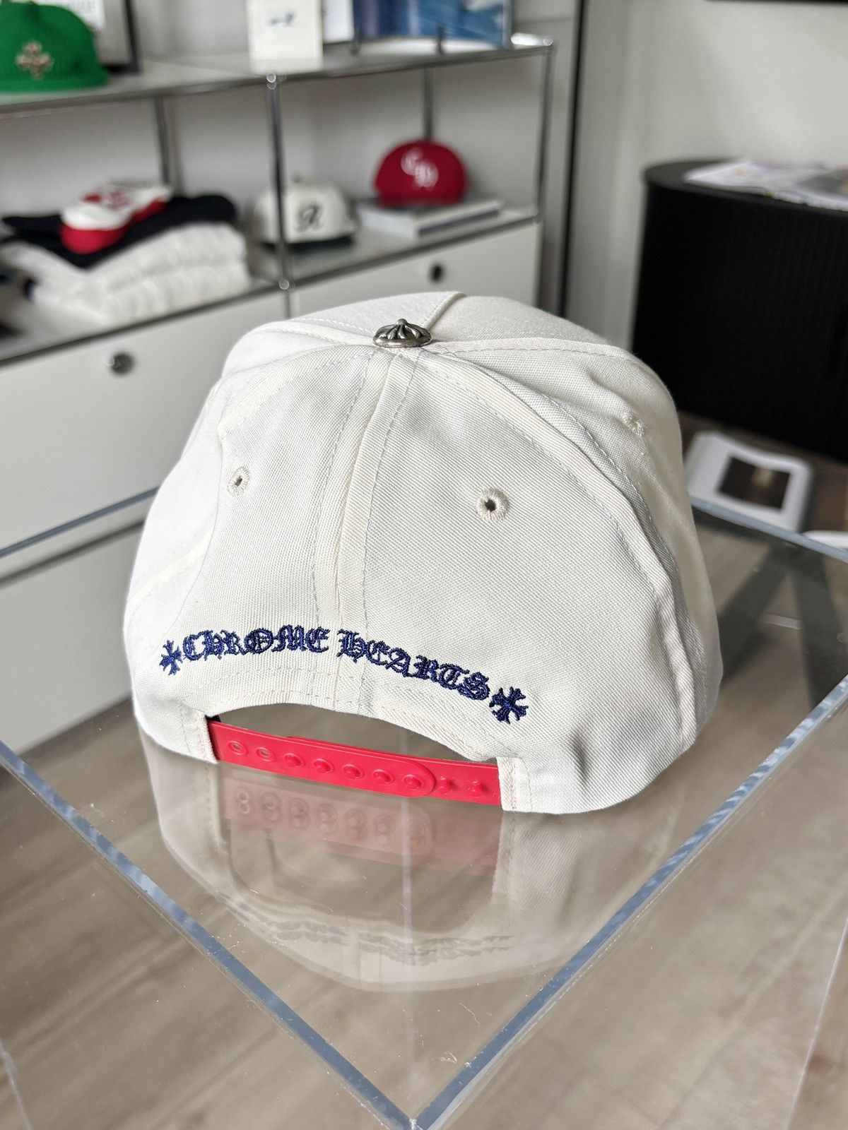 Chrome Hearts CHROME HEARTS | CH EMBROIDERED JULY 4 LOGO CAP HAT Size ONE SIZE - 9 Thumbnail