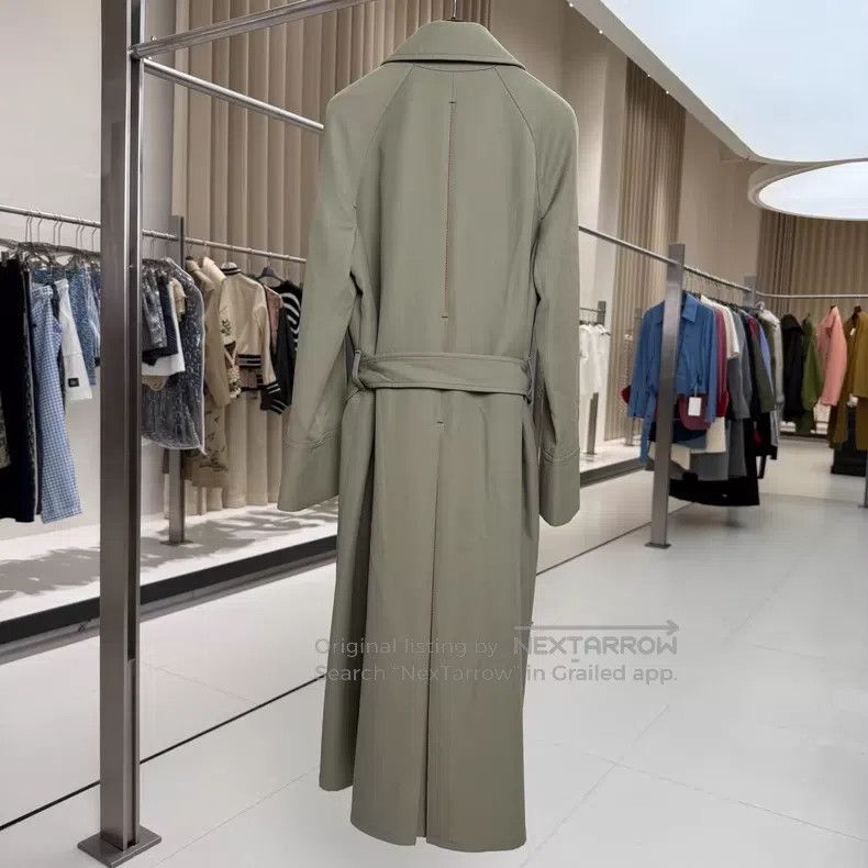 Hermes Hermes Teal Insert Shoulder Sleeve Wool Silk Windbreaker J Size XXS / US 00 / IT 34 - 2 Thumbnail