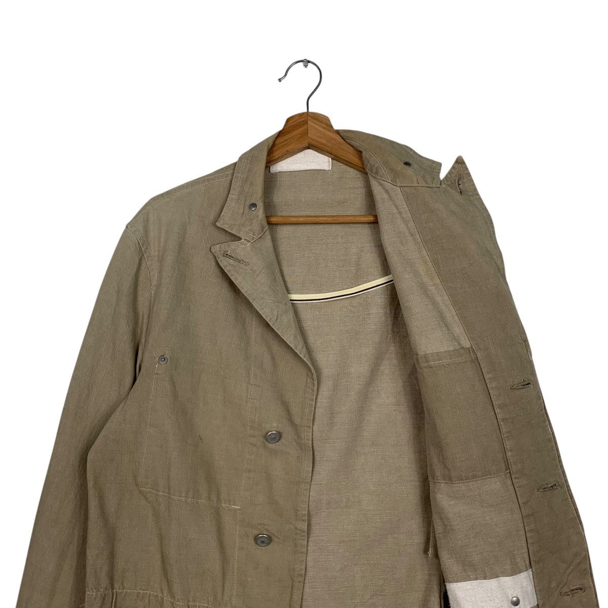 Japanese Brand VIOLET BUFFALO WALLOWS Hidden Button Casual Jacket #1844-C80 Size US L / EU 52-54 / 3 - 10 Thumbnail