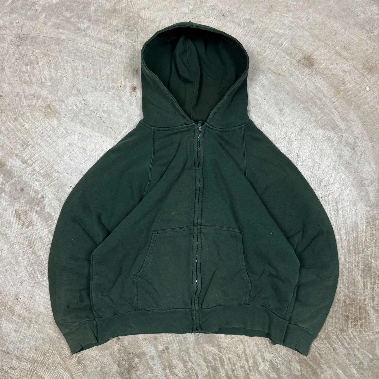 Green vintage hoodie on sale