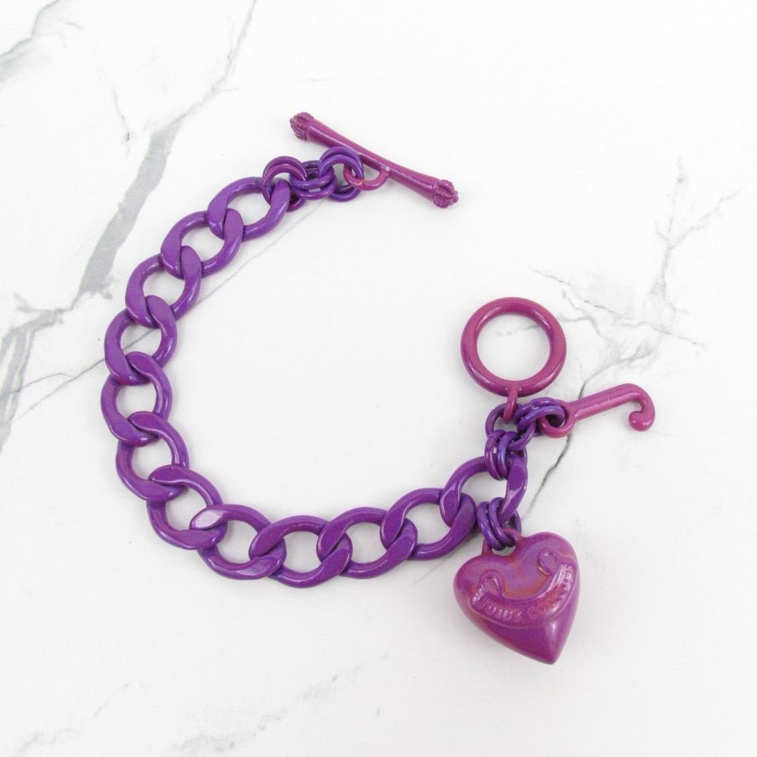 Juicy Couture Rare Juicy Couture Purple Heart Bracelet Size ONE SIZE - 6 Thumbnail