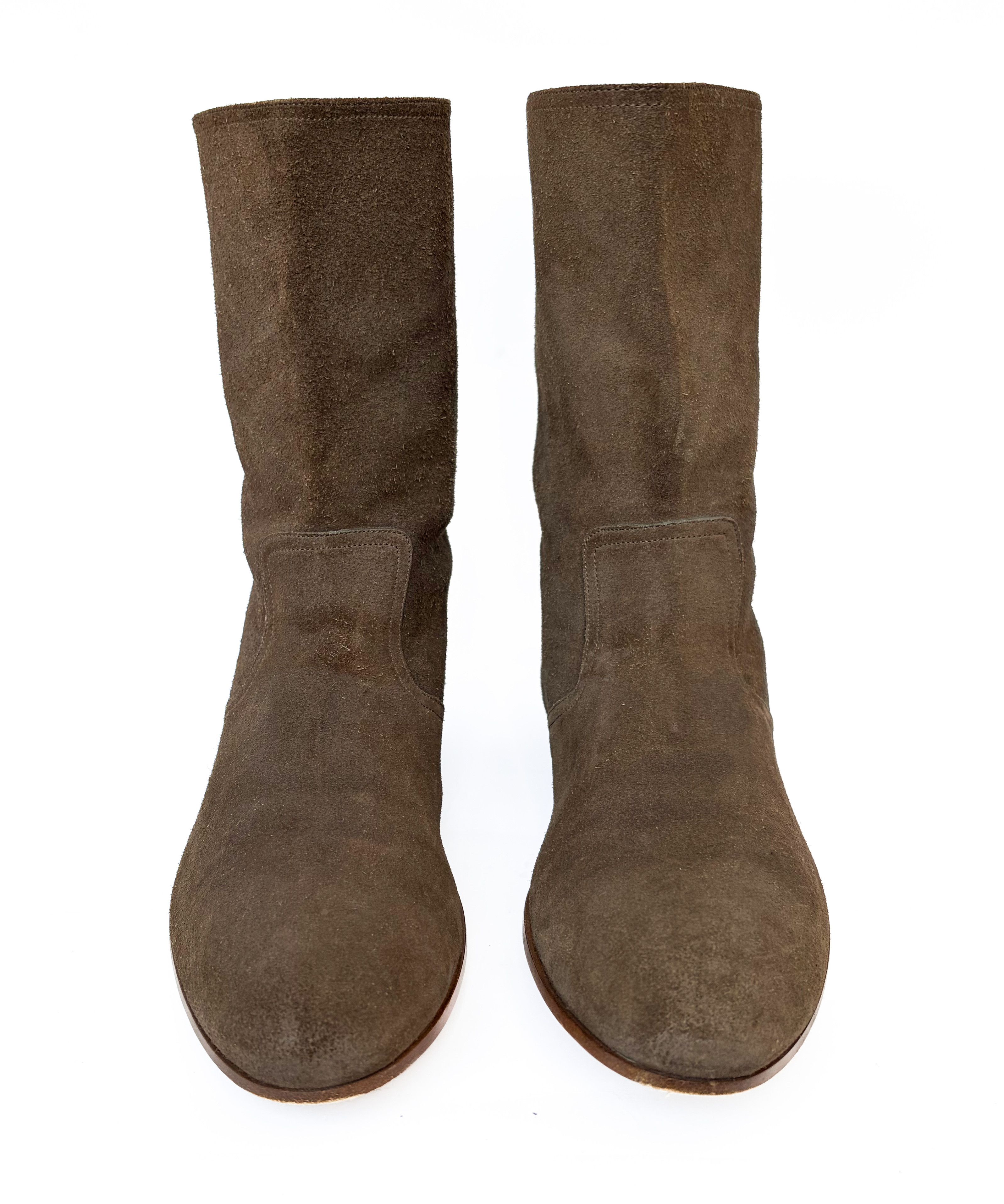 Gucci GUCCI Boots Suede Ankle Shoes Logo Brown Vintage Size US 10 / EU 43 - 7 Thumbnail