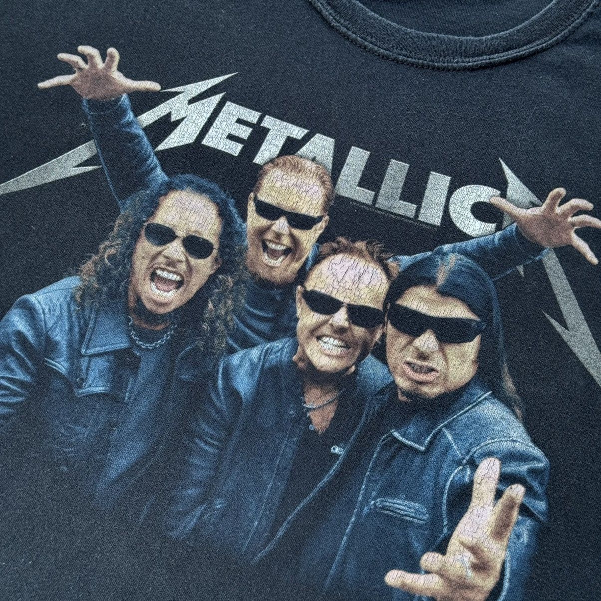 Metallica 2009 Metallica World Magnetic Tour 00s Black Tee Metal Band Size US XL / EU 56 / 4 - 5 Thumbnail