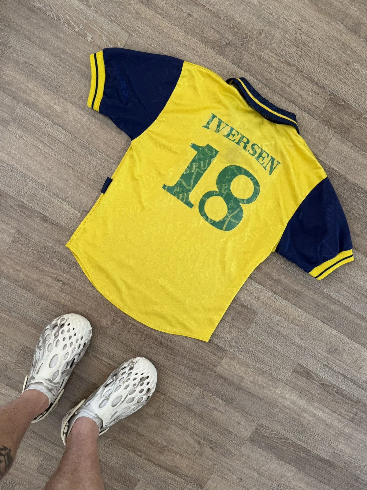 PONY Vintage 1996 PONY Tottenham Rare Soccer Football Jersey Size US XXS / EU 40 - 2 Thumbnail