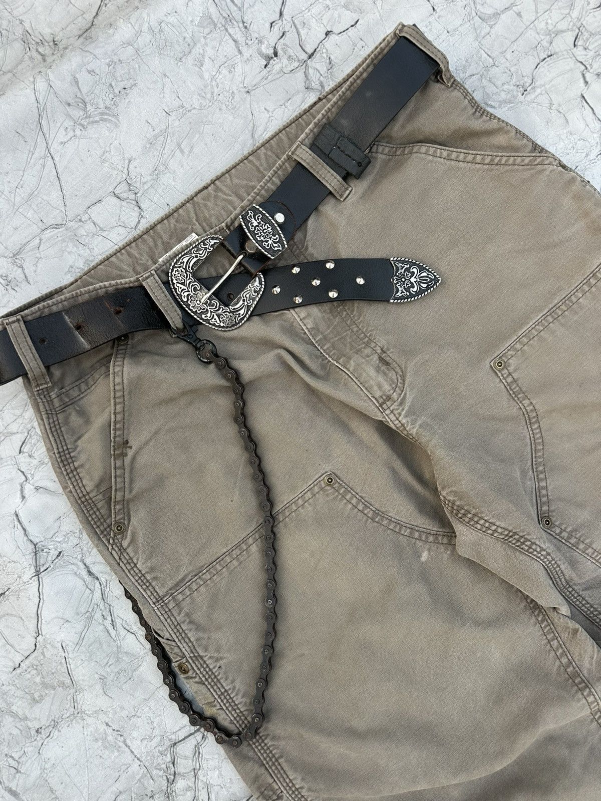 Carhartt Vintage Carhartt Double Knee B195 LBR Size US 32 / EU 48 - 3 Thumbnail