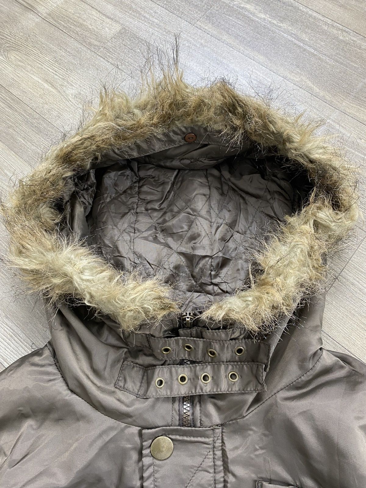 In The Attic Crazy Angle Velour Fireman Lgb Multipocket Parka Fur Jacket Size US L / EU 52-54 / 3 - 7 Thumbnail