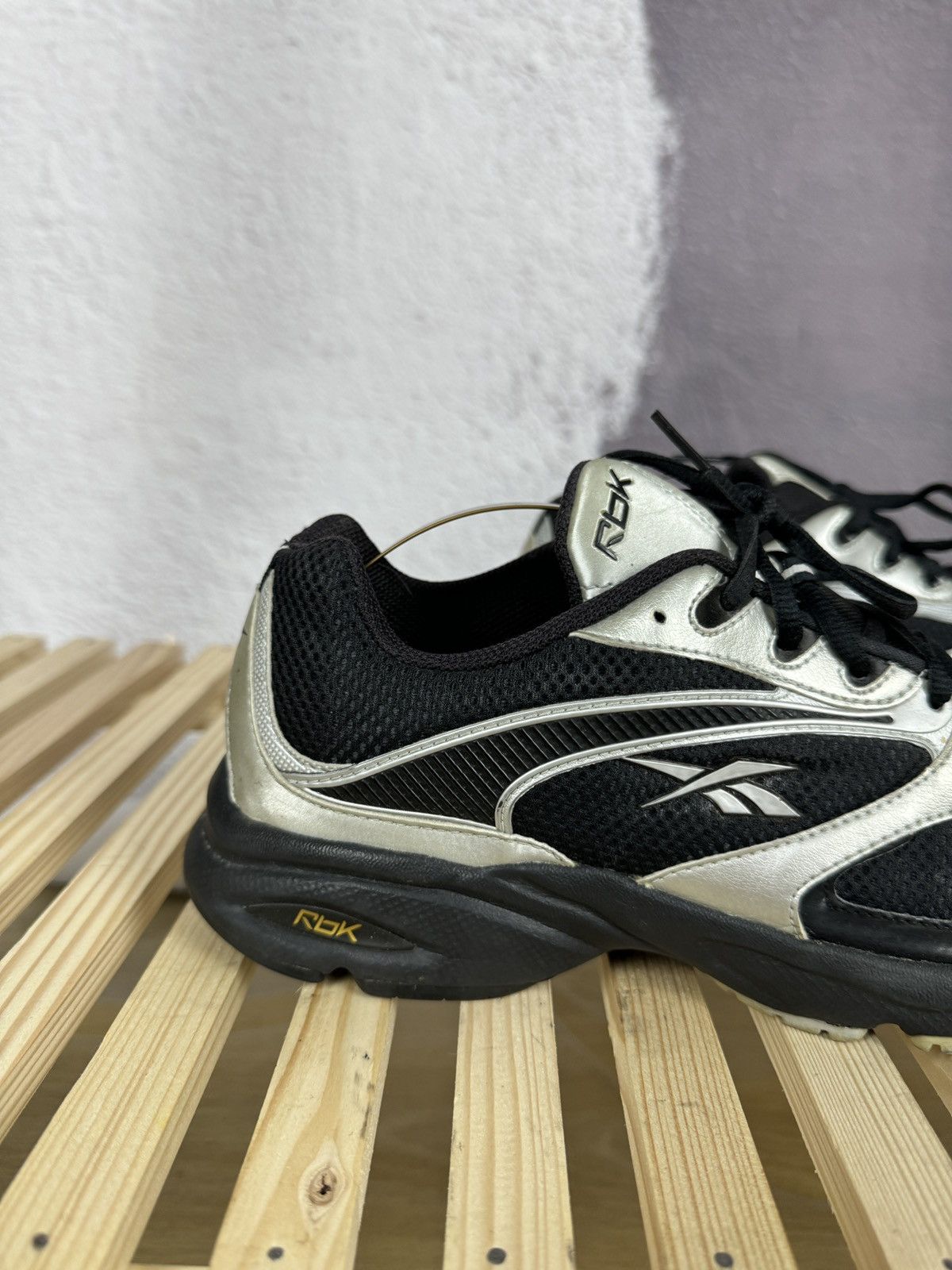 Reebok Reebok Dmx vintage black silver low top sneakers Size US 7.5 / EU 40-41 - 2 Thumbnail