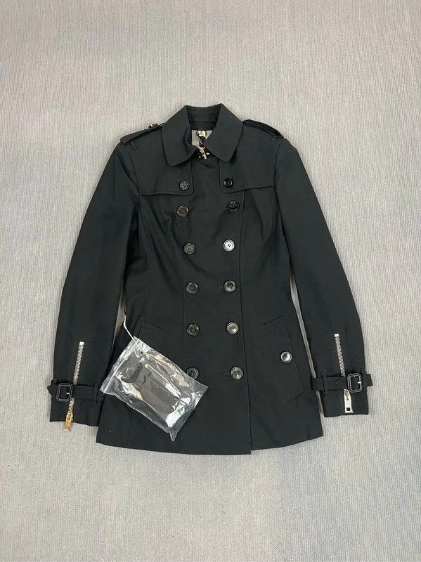 Burberry Burberry Black Women's Wool Coat Size S Size S / US 4 / IT 40 - 1 Thumbnail
