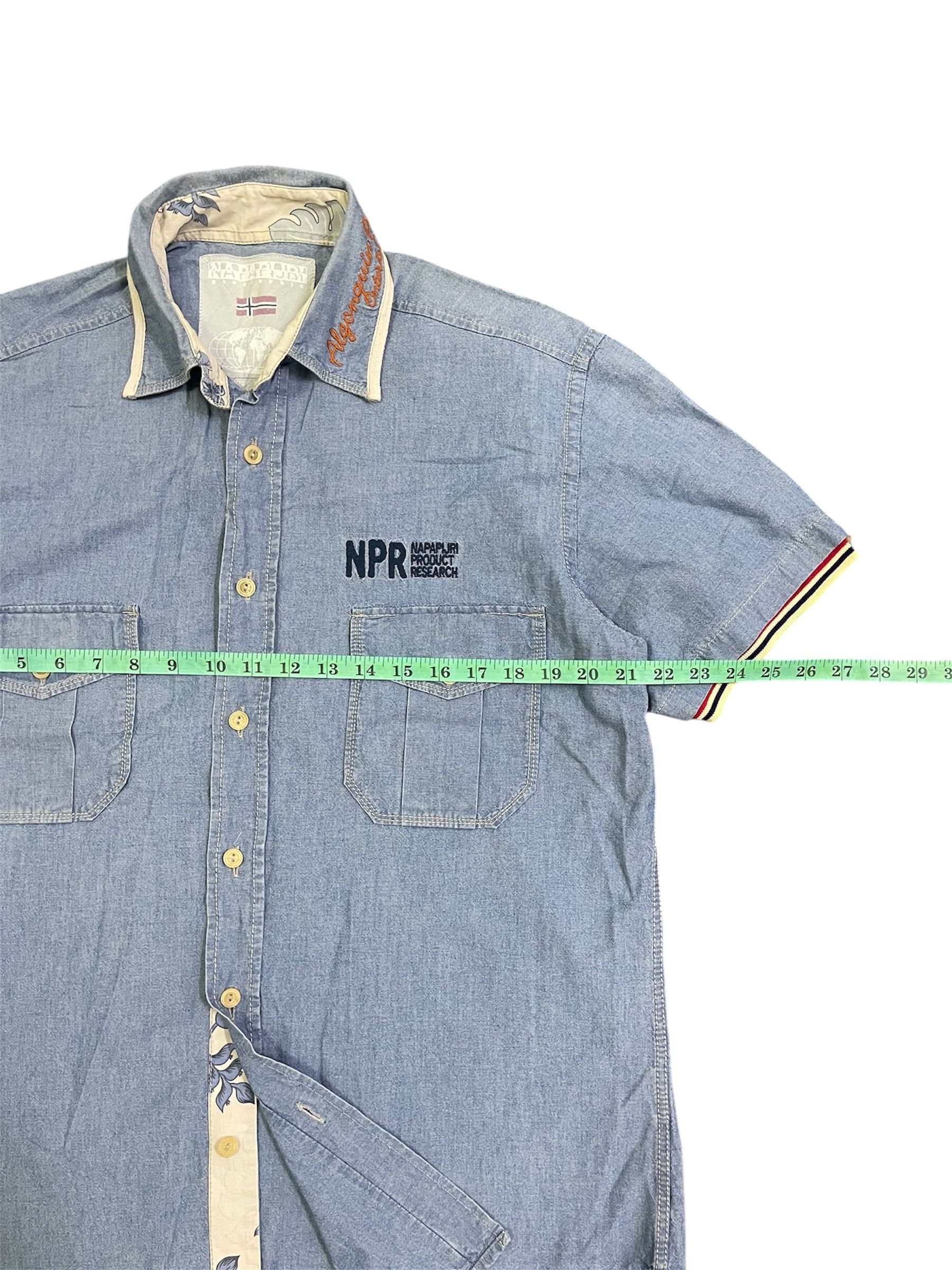 Napapijri Napapijri Chambray Oxford JBA Style Embroidery Logo Size US L / EU 52-54 / 3 - 10 Thumbnail