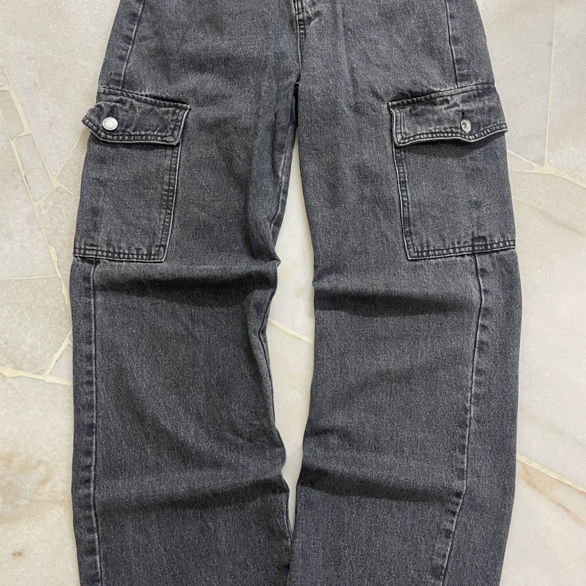 Carhartt Original black faded tone jeans cargo Size US 28 / EU 44 - 3 Thumbnail