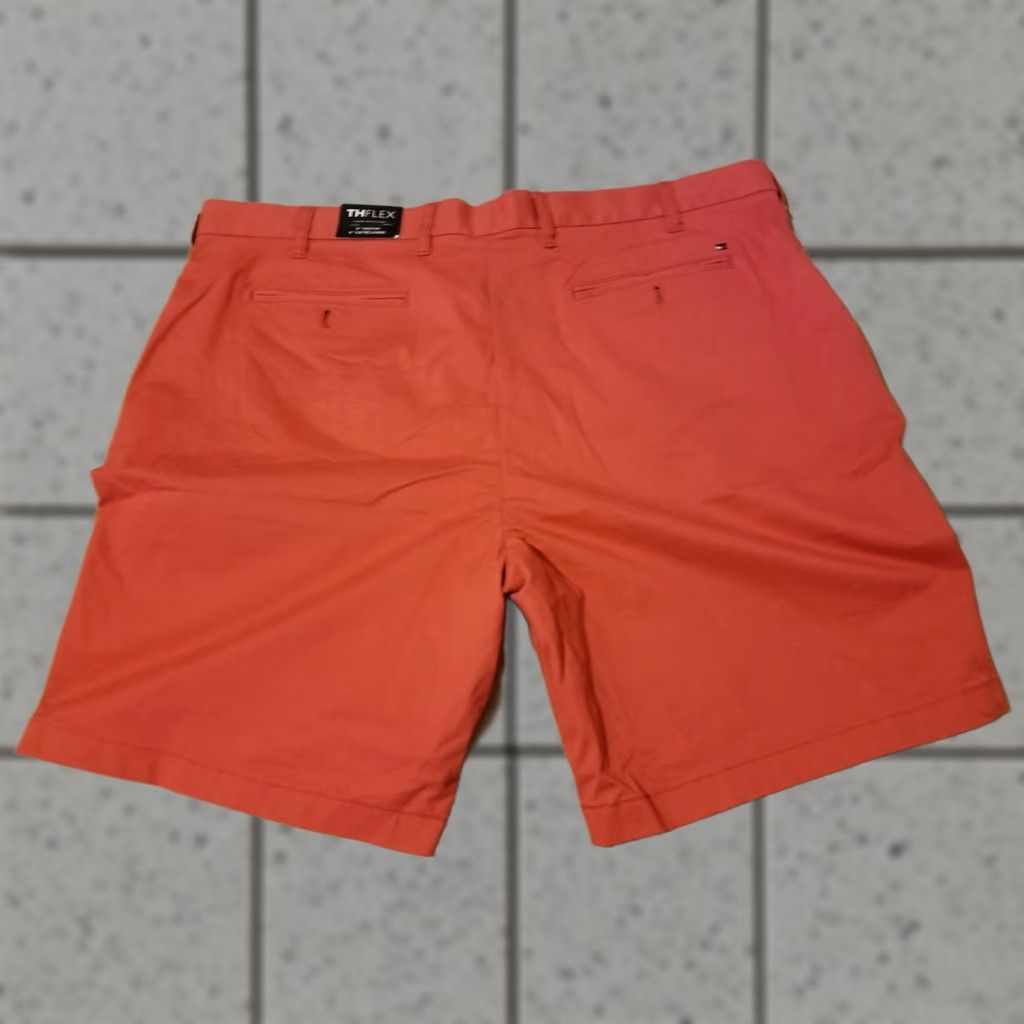 Tommy Hilfiger Tommy Hilfiger Mens Shorts Chino Cotton Stretch Red 42 Regular Size 42 Size US 42 / EU 58 - 1 Thumbnail