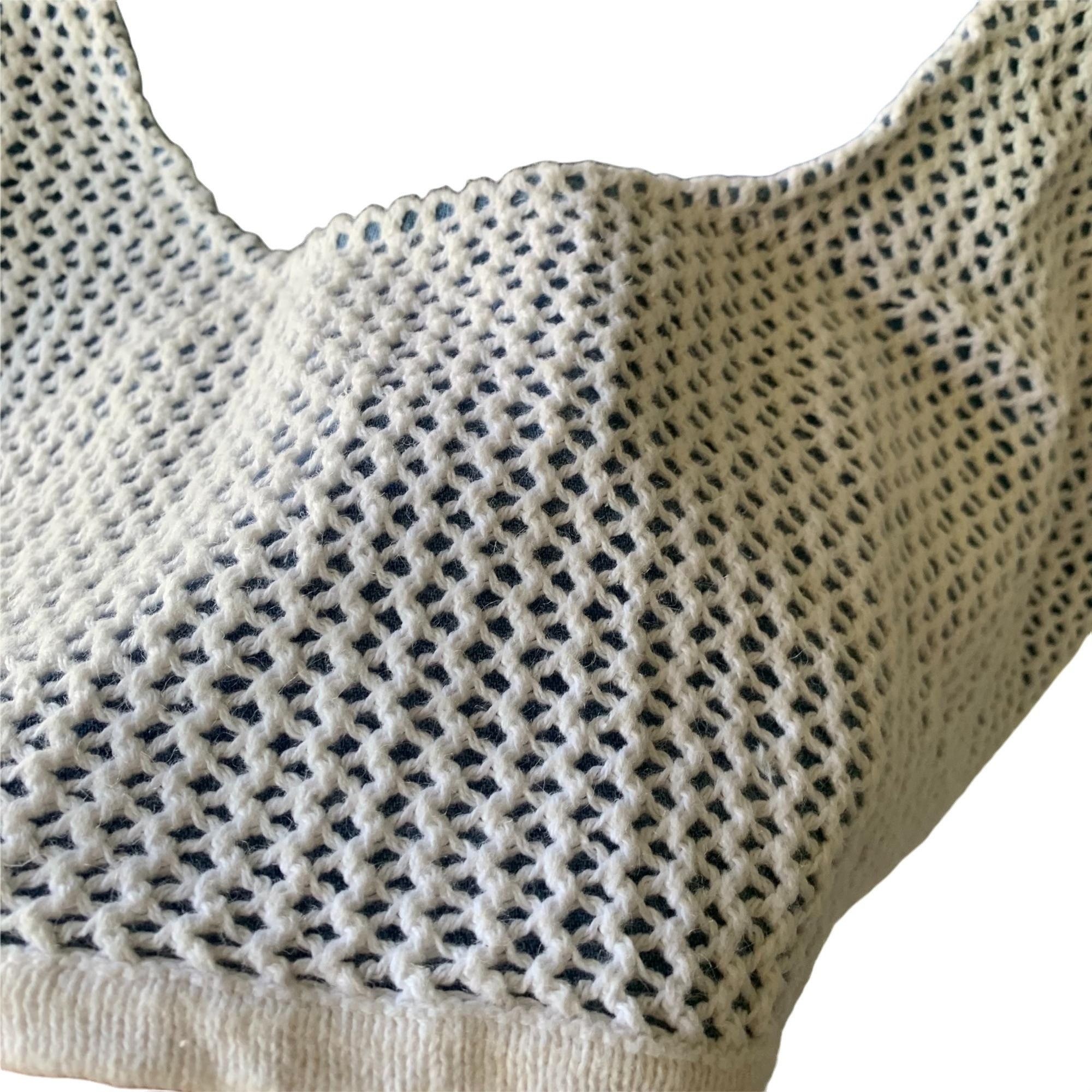Urban Outfitters NWT Urban Outfitters Crocheted Denim Boho Cottagecore Crop T Size L / US 10 / IT 46 - 2 Thumbnail