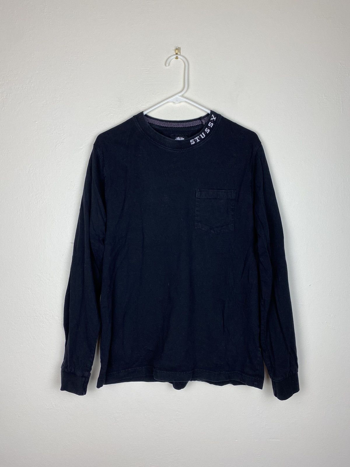 Stussy Stussy Spell out Neck Graphic Long Sleeve Y2K Rare Size US M / EU 48-50 / 2 - 1 Thumbnail