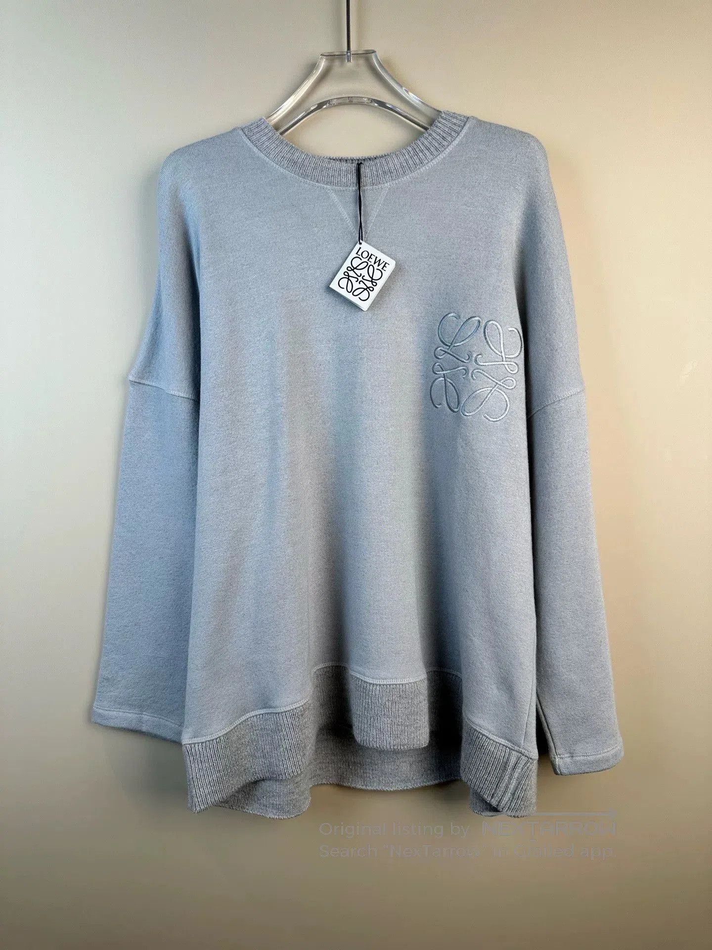 Loewe LOEWE FW21 Embroidered Crewneck Sweatshirt. Size US M / EU 48-50 / 2 - 1 Thumbnail