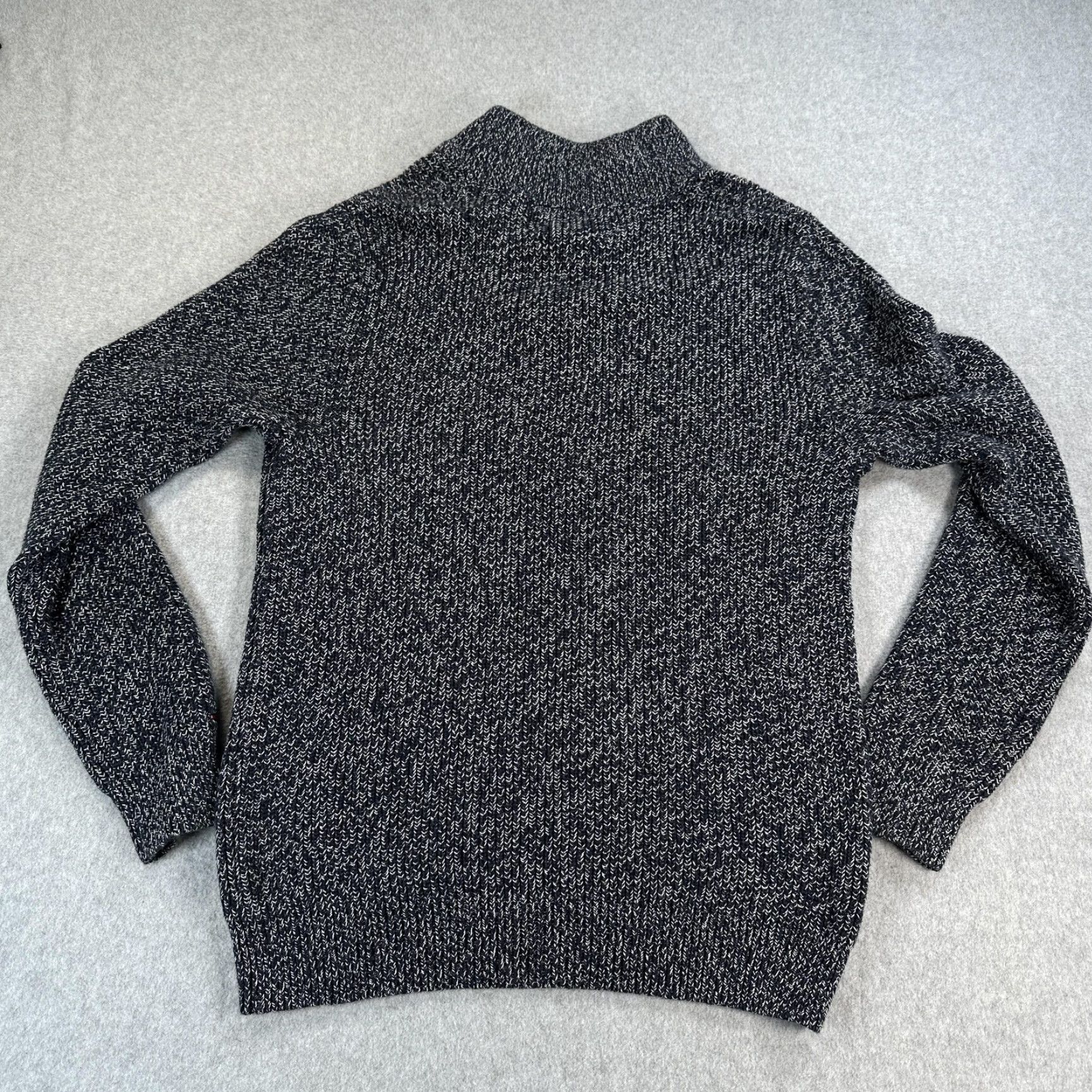 Tommy Hilfiger Tommy Hilfiger Sweater Mens M Blue Marled Shawl Collar Knit Pullover Casual Size US M / EU 48-50 / 2 - 7 Thumbnail