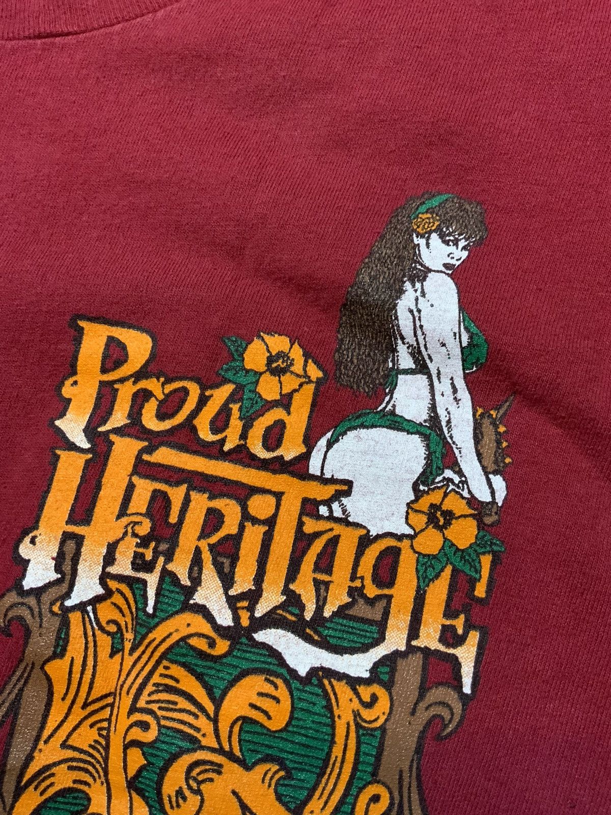 Vintage 90s Proud Heritage Hawaiian Pride Kapai Hawaii T-Shirt Size US M / EU 48-50 / 2 - 5 Thumbnail