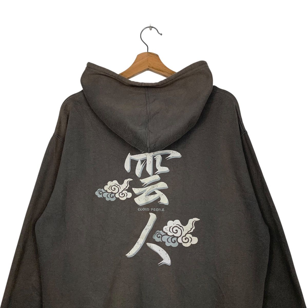 Japanese Brand JAPANESE STYLE Cloud People Big Logo Hoodies #1915-C83 Size US L / EU 52-54 / 3 - 15 Thumbnail