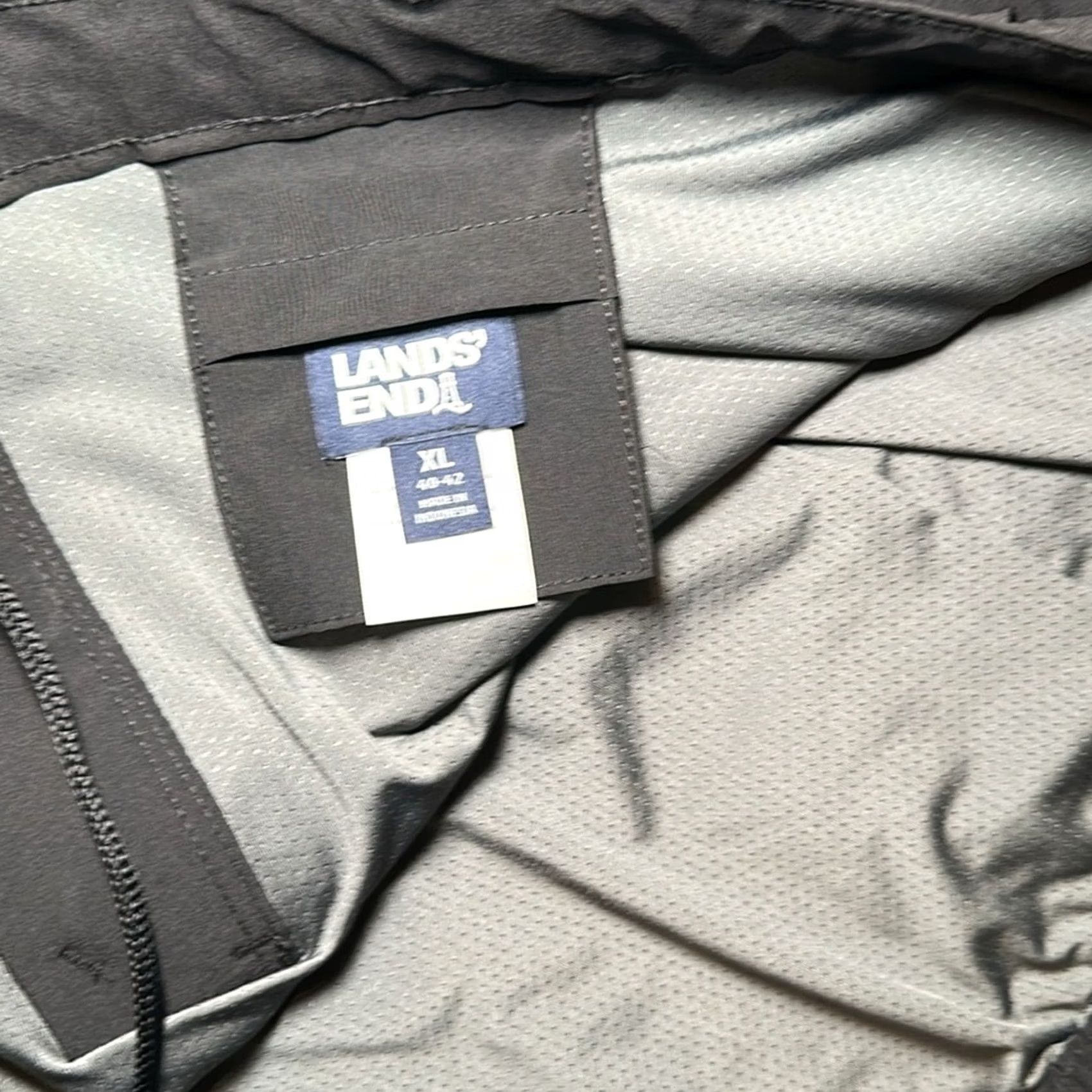 Lands' End Lands' End Hybrid Swim Shorts Bottom XL Regular Men Black 86% Polyester 14% Spandex - preowned Size US 36 / EU 52 - 6 Thumbnail