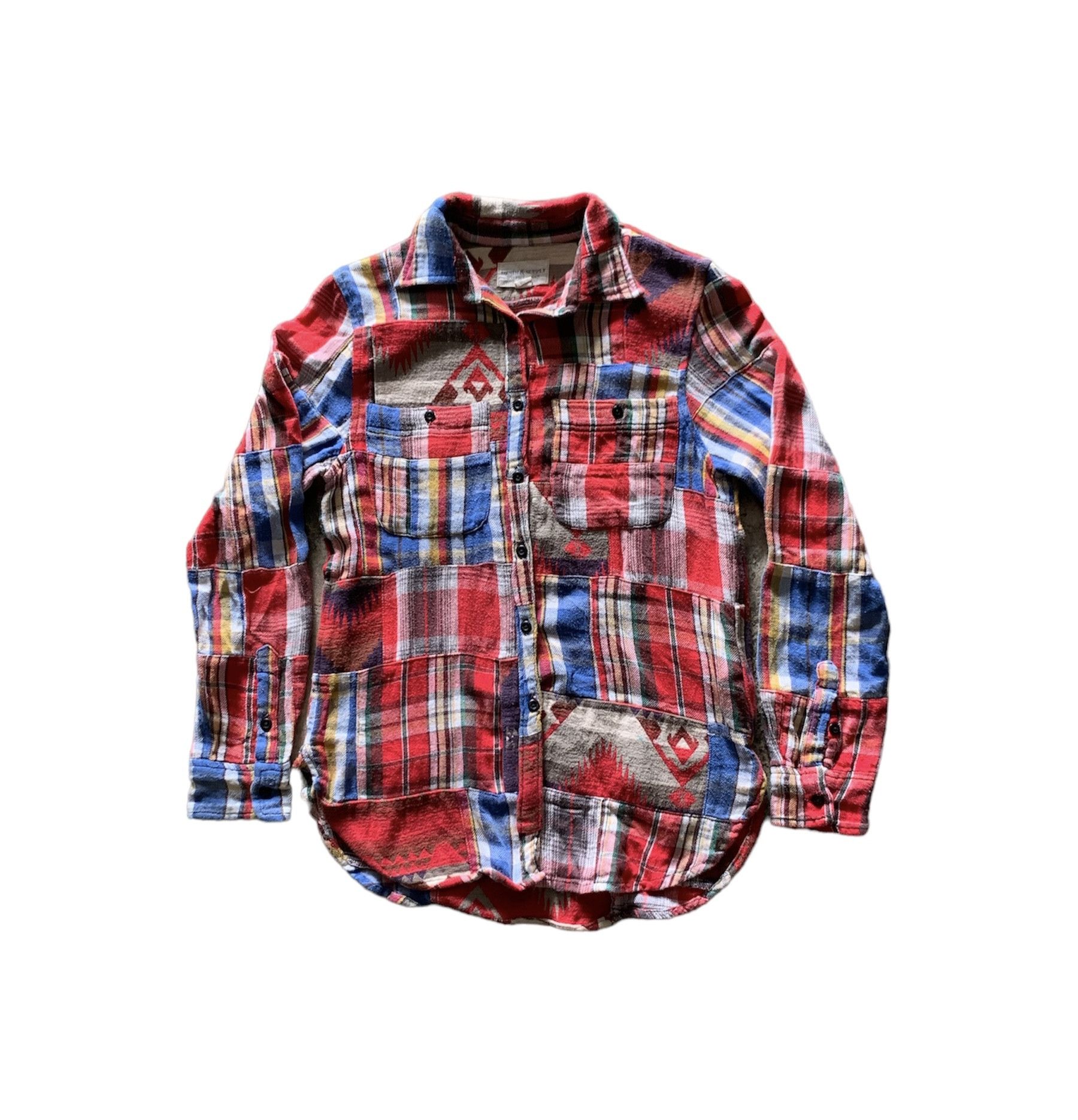 image of Denim And Supply Ralph Lauren x Hysteric Glamour Kapital Inspired Polo Ralph Laurent Pacthwork Nava