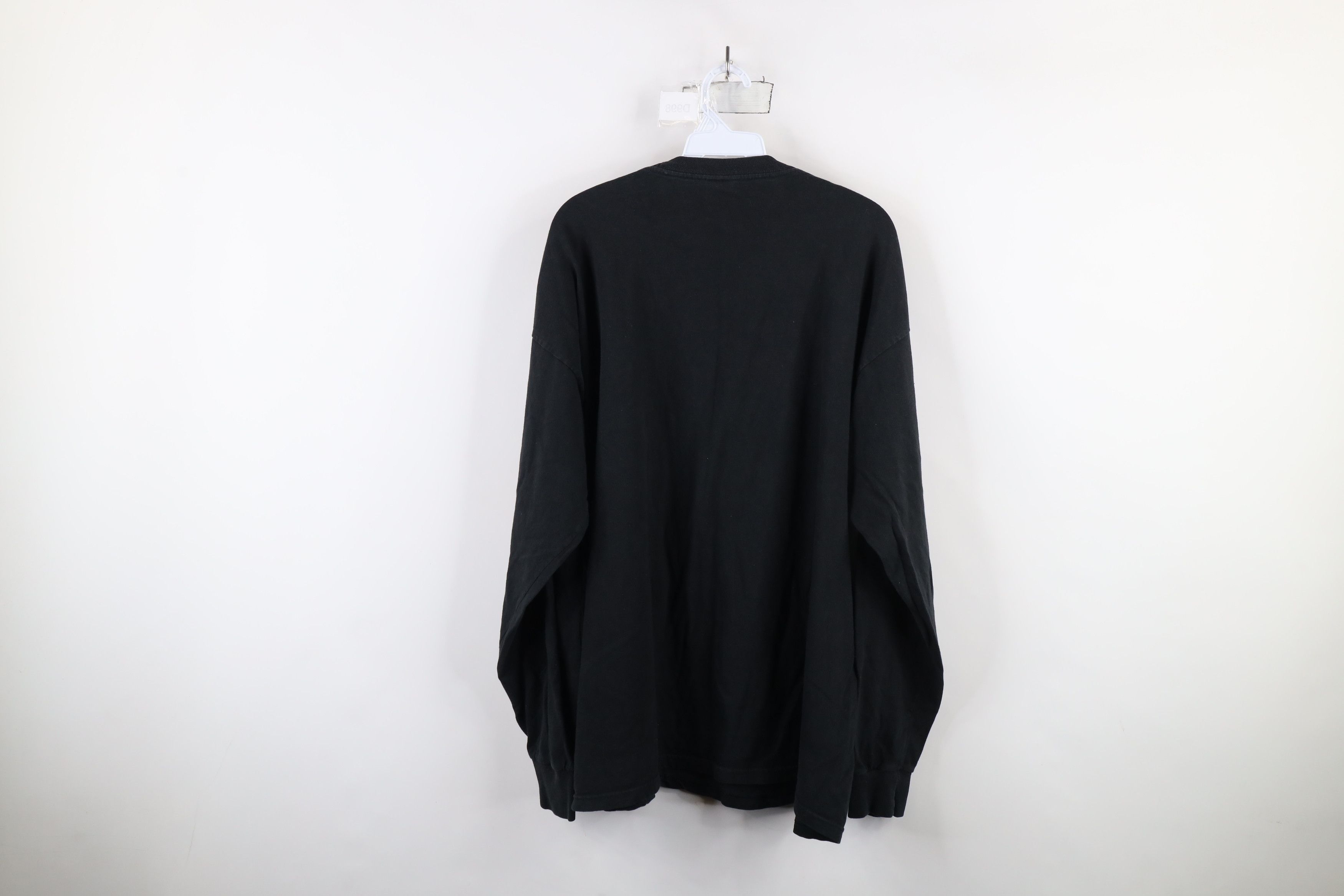 Vintage Vintage 90s Streetwear Cotton Long Sleeve T-Shirt Black Size US XXL / EU 58 / 5 - 10 Thumbnail
