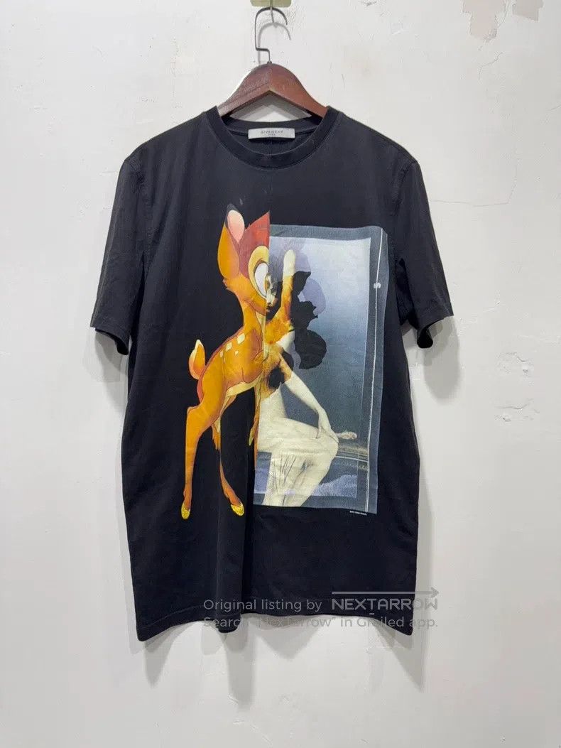 Givenchy Givenchy Fawn Printed Short Sleeve T-Shirt Size US S / EU 44-46 / 1 - 1 Thumbnail