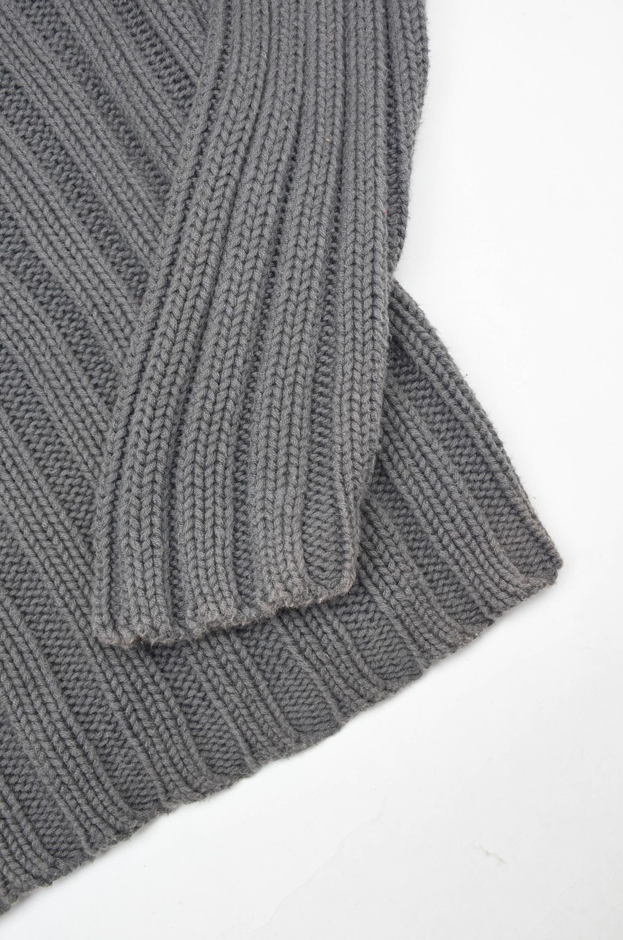 Yves Saint Laurent YSL Vintage Grey Wool Turtleneck Sweater XL Size US XL / EU 56 / 4 - 4 Thumbnail