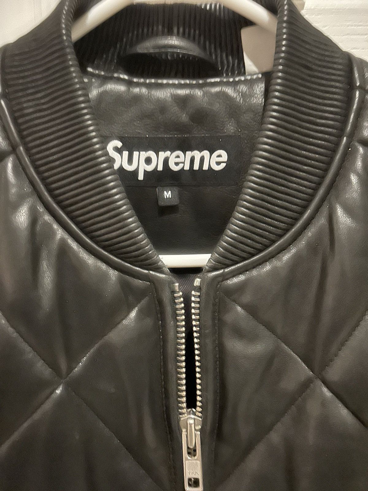 Supreme Supreme quilted leather work jacket | Grailed