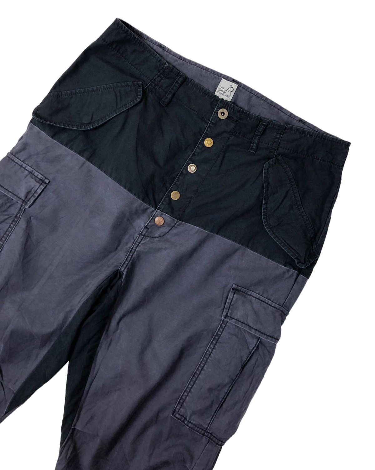 Japanese Brand × go slow caravan Go Slow Caravan Hyrid Cropped Pants Size US 34 / EU 50 - 5 Thumbnail