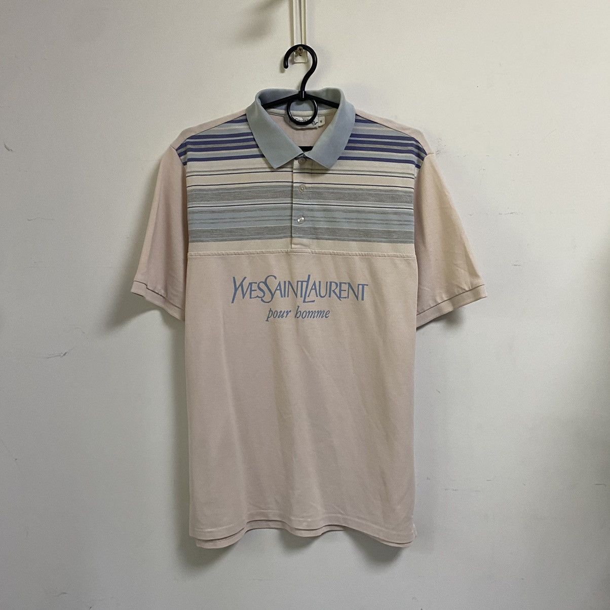 Yves Saint Laurent Vintage Yves Saint Laurent Polo shirt Big Logo Y2k Size US M / EU 48-50 / 2 - 1 Thumbnail