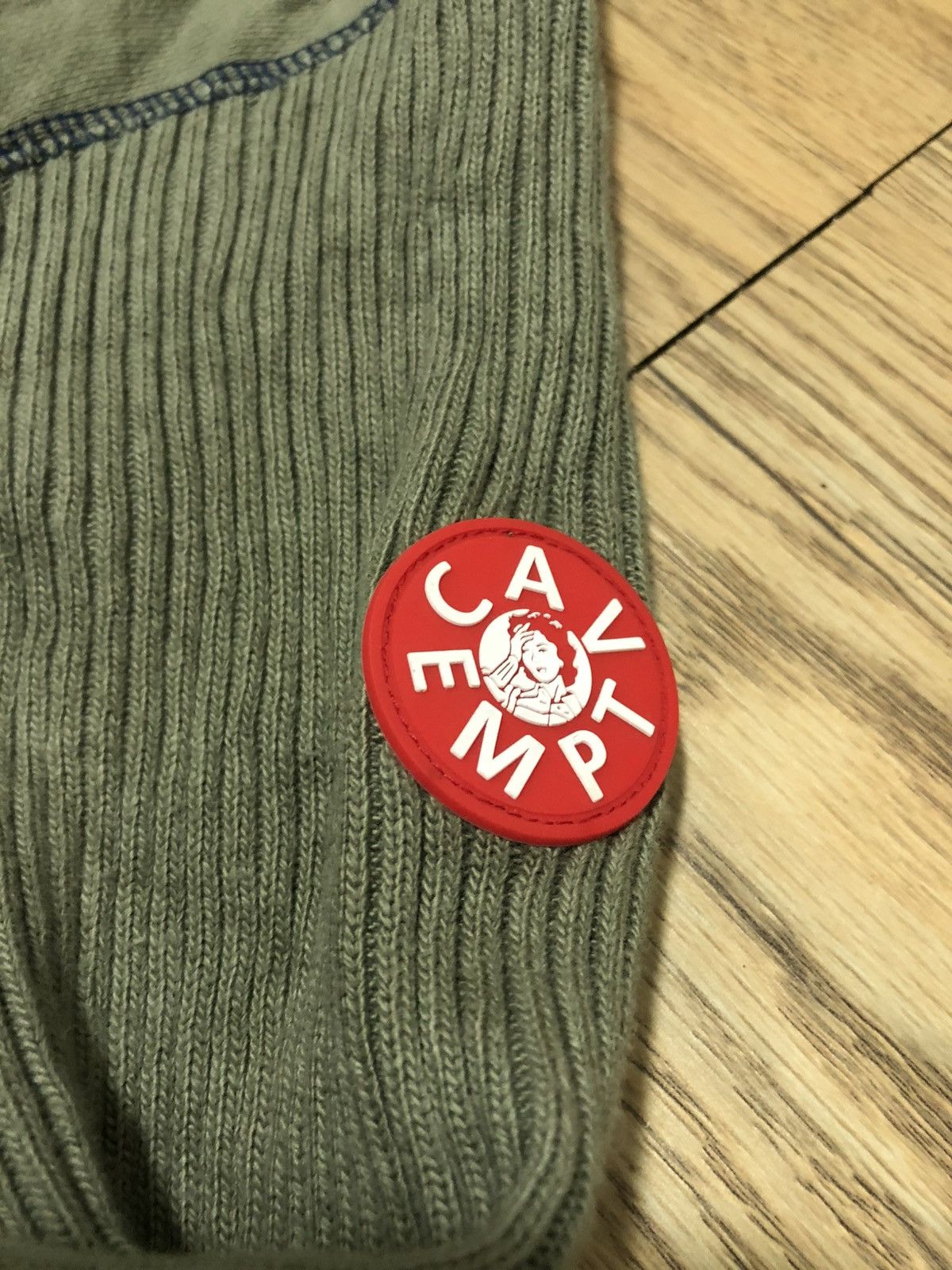Cav Empt Cav Empt plague ribbed crewneck sweatshirt olive green Size US L / EU 52-54 / 3 - 10 Thumbnail