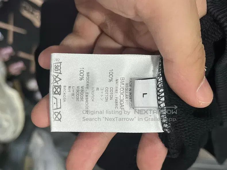 Givenchy Givenchy Logo Pattern Round Neck Long Sleeve Sweatshirt Size US L / EU 52-54 / 3 - 3 Thumbnail