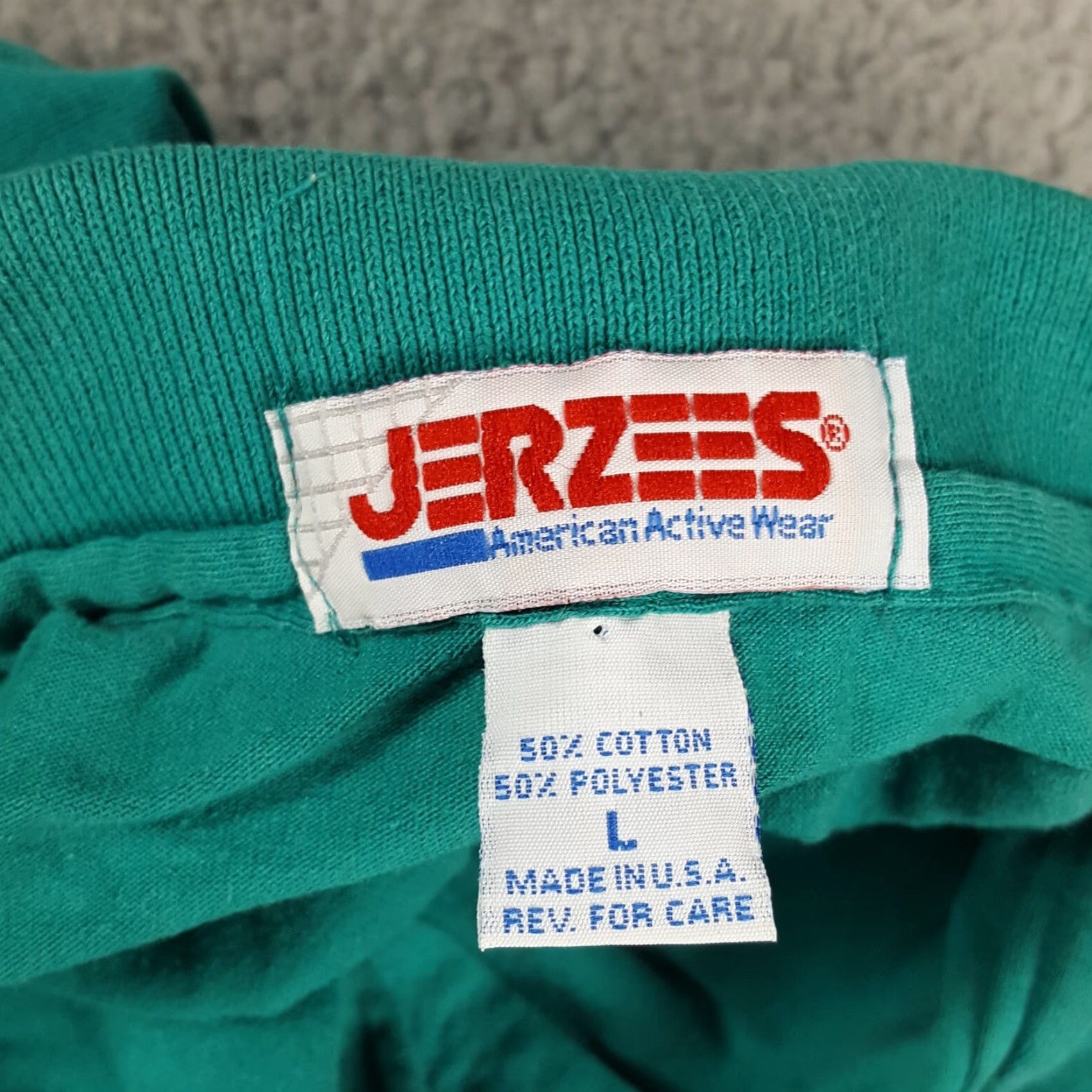 Jerzees VINTAGE JERZEES 90s Atlanta Ski Club Men's Large Green Collar Polo Shirt Skiing Short Sleeve USA Size US L / EU 52-54 / 3 - 7 Thumbnail