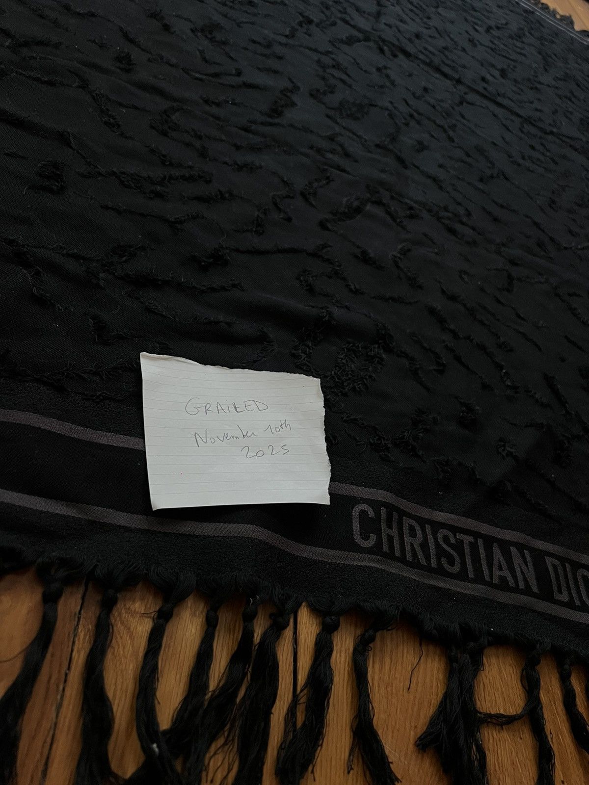 Dior Dior Black Plaid 170x120cm Size ONE SIZE - 2 Thumbnail