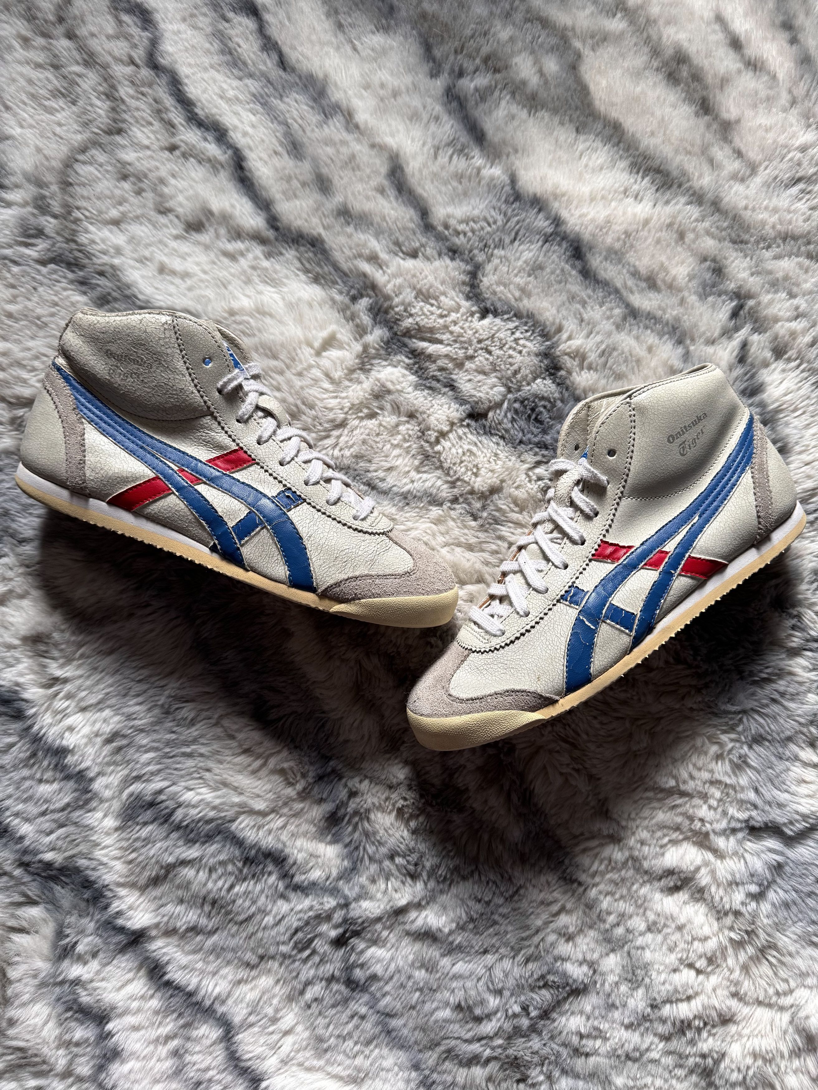 Vintage Asics Onitsuka Tiger Hi-Top Sneaker Mexico Rare Y2K