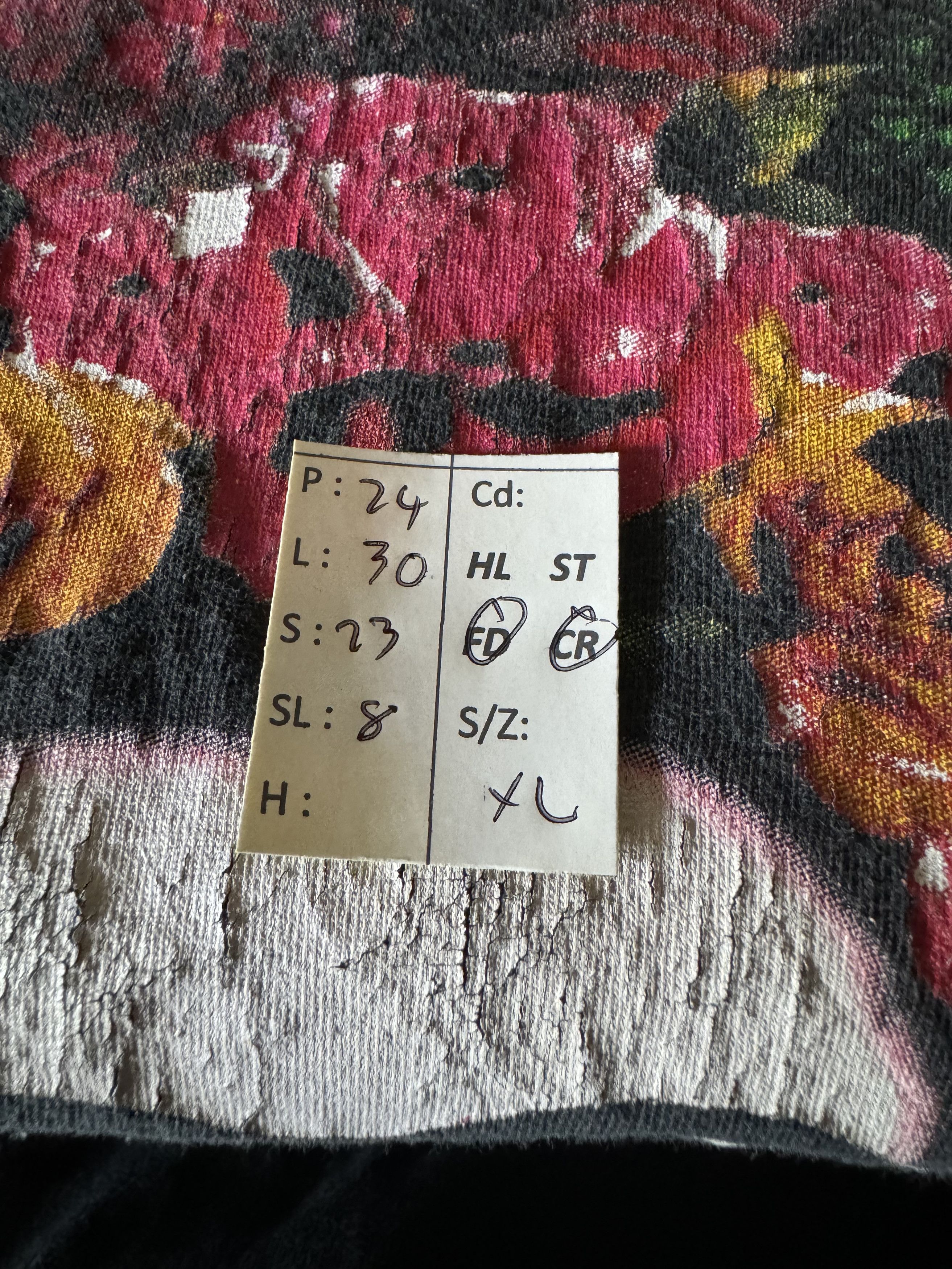 Vintage VINTAGE FRIDA KAHLO FLOWER POTRAIT FADED TEE art picasso Size US XL / EU 56 / 4 - 14 Thumbnail