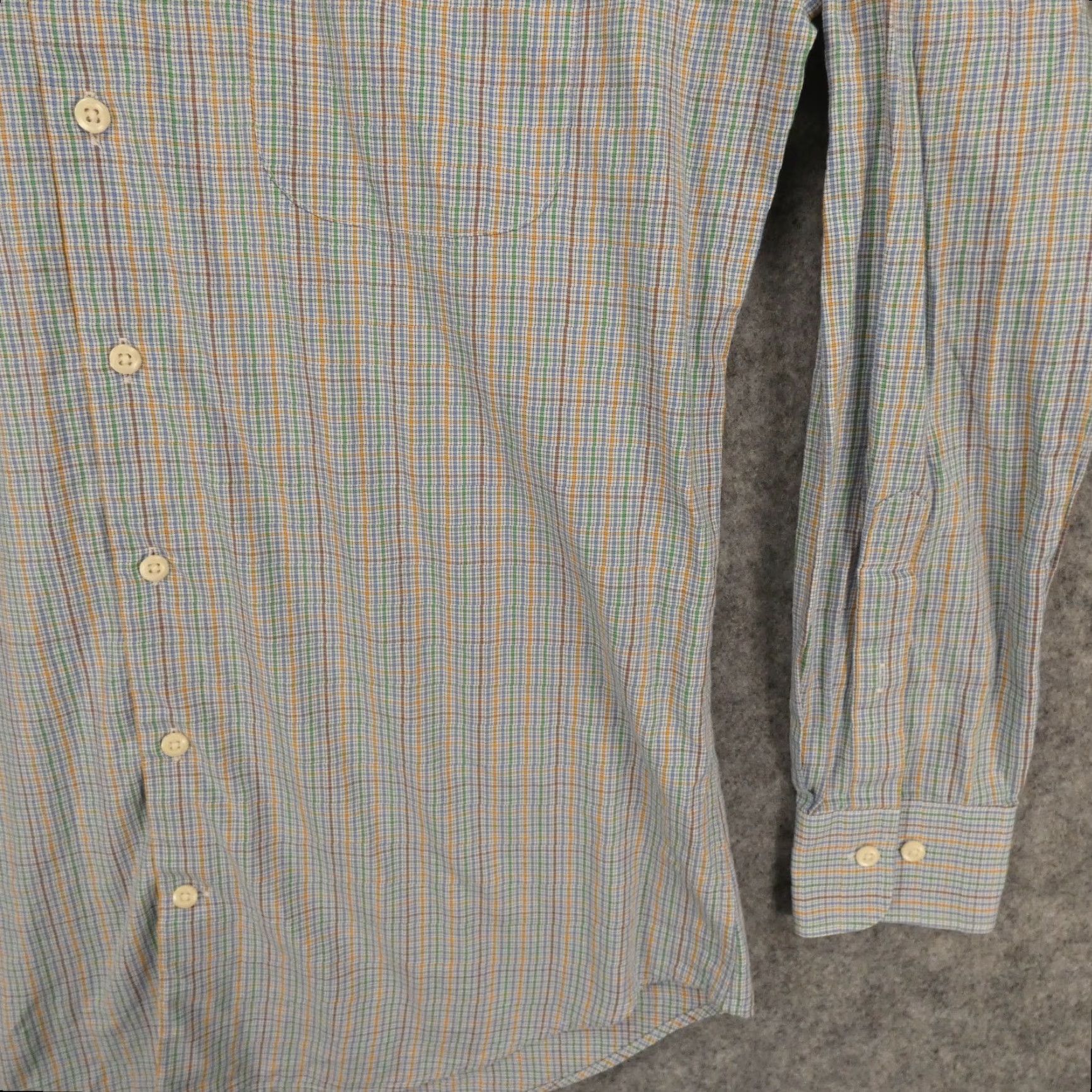 Peter Millar Peter Millar Shirt Mens Medium Long Sleeve Button Up Blue Green Check Shirt Size US M / EU 48-50 / 2 - 5 Thumbnail