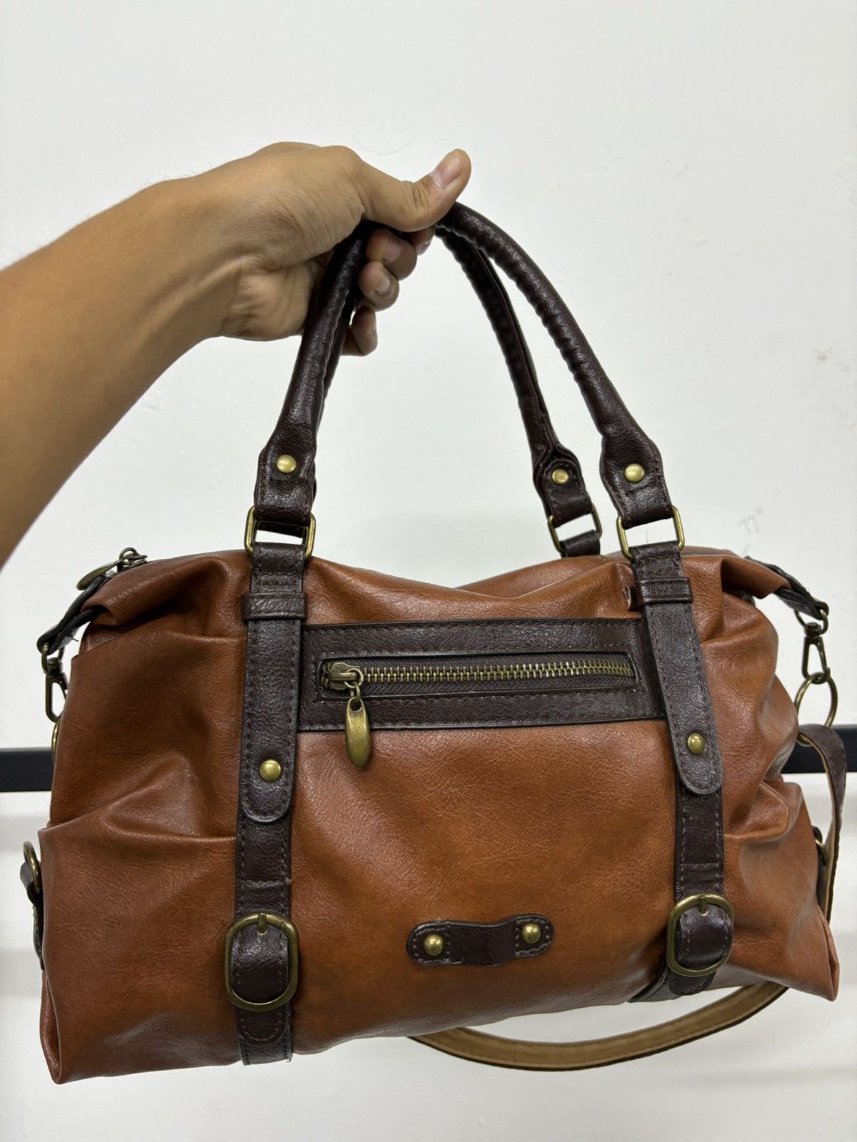 KMRii Balenciaga style bag guidi leather handbag kmrii japanese Size ONE SIZE - 4 Thumbnail