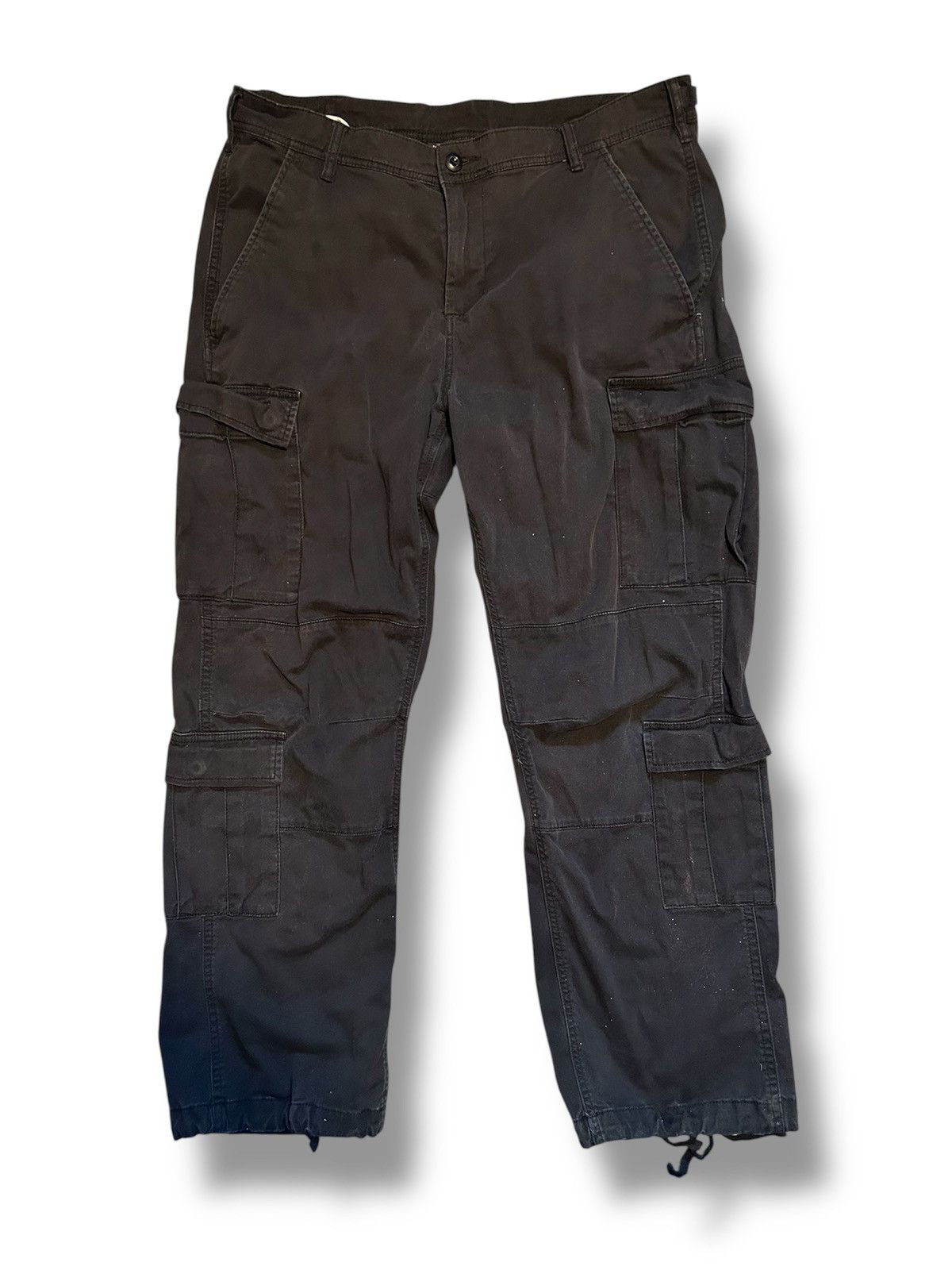 Carhartt Vintage Black Cargo Pants Mens 36 Military Cargo Pockets Y2K Size US 36 / EU 52 - 1 Thumbnail