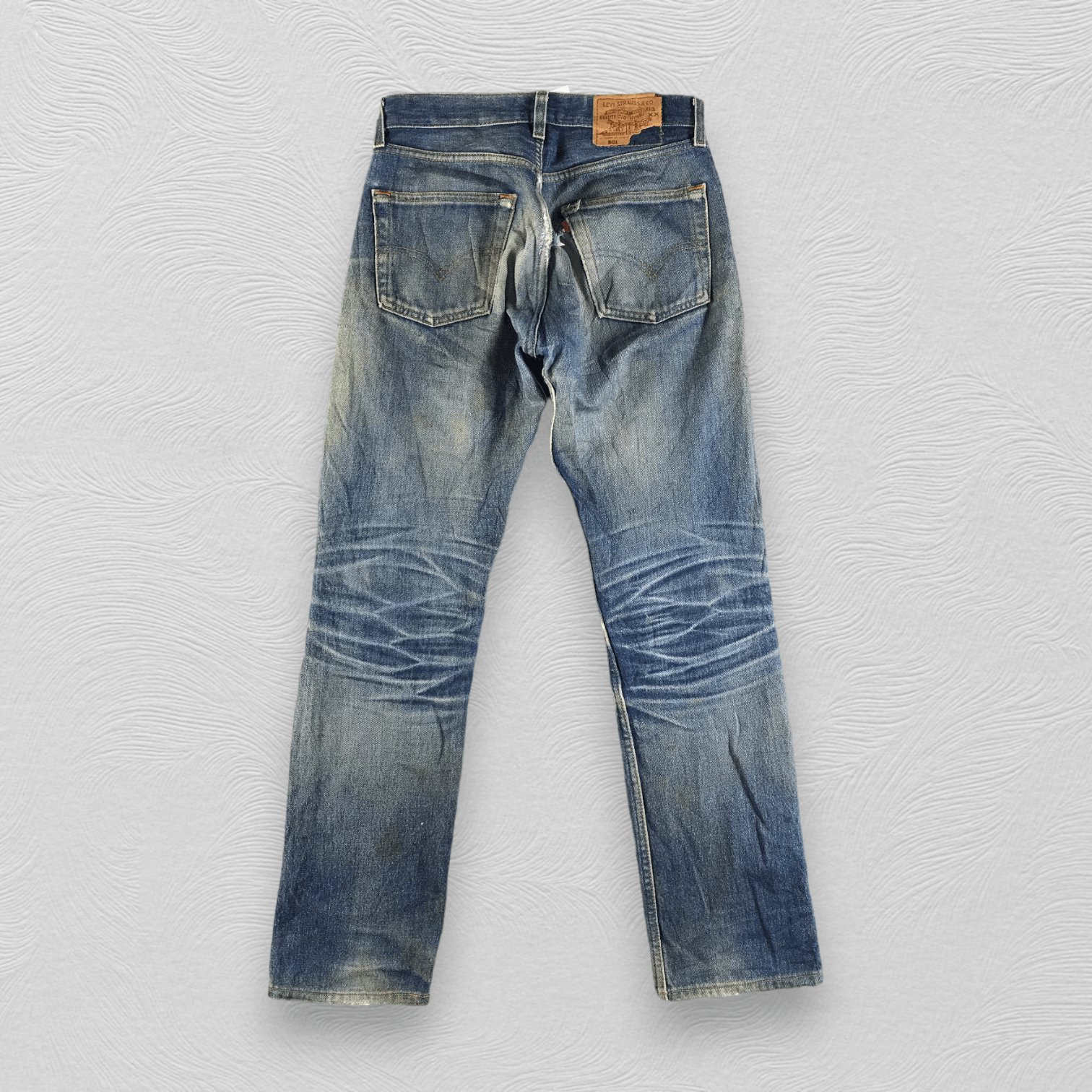 Levi's Vintage 90s Levis 501 Jeans Rusty Wash Denim KJ3013 Size US 28 / EU 44 - 2 Thumbnail
