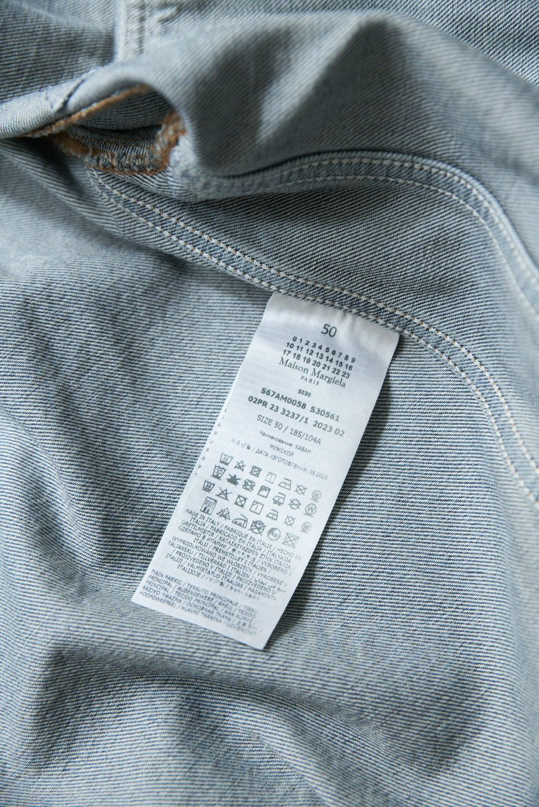 Maison Margiela Maison Margiela cropped distress denim jacket Size US M / EU 48-50 / 2 - 12 Thumbnail