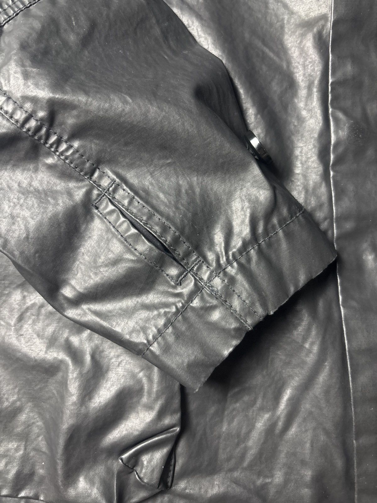 Hugo Boss 2000s Hugo Boss Orange Label 3D Pocket Waxed Jacket Size US L / EU 52-54 / 3 - 6 Thumbnail