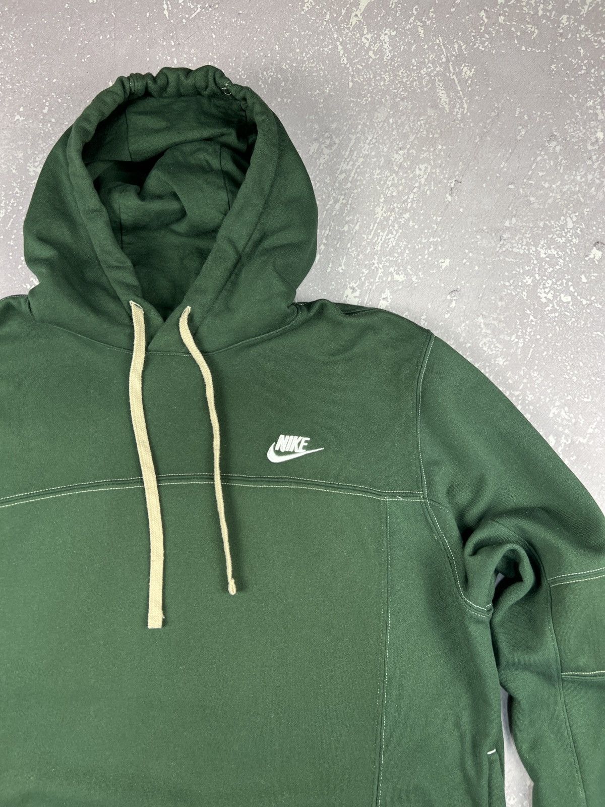 Nike Vintage Y2K Nike Swoosh Two Pockets Hoodie Mens M Green Size US M / EU 48-50 / 2 - 3 Thumbnail