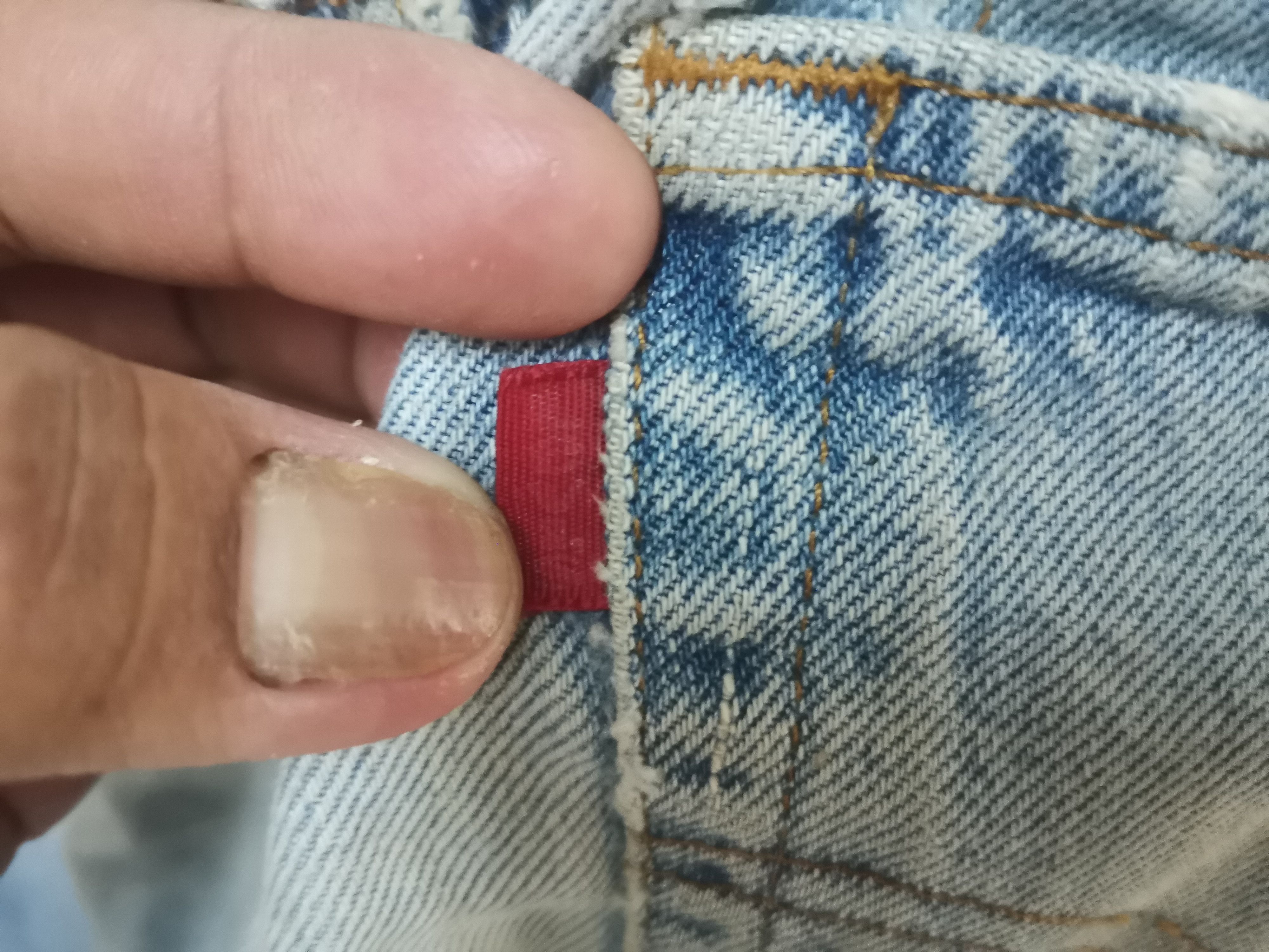 Levi's × Levi's Vintage Clothing Rare vintage Levi's small e red line denim Size US 31 - 5 Thumbnail