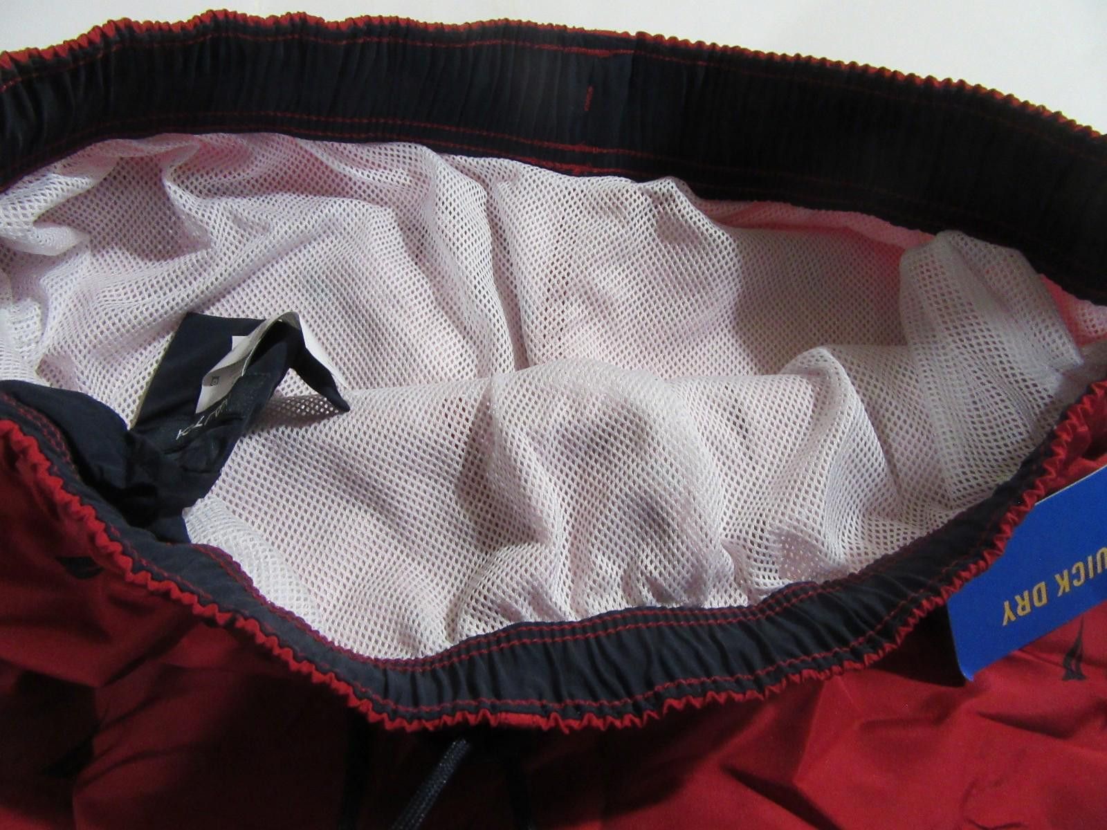 Nautica Nautica All Over Logo Mens Swim Trunks Red Size Large L NWT Size US 34 / EU 50 - 5 Thumbnail