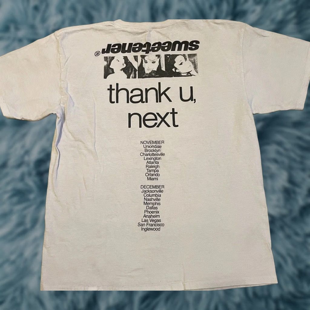 Vintage Ariana Grande Faded Sweetener Tour Shirt XS Concert White T-Shirt Grunge Vintage 90s Hip Hop Rock Pop Size US XS / EU 42 / 0 - 1 Thumbnail