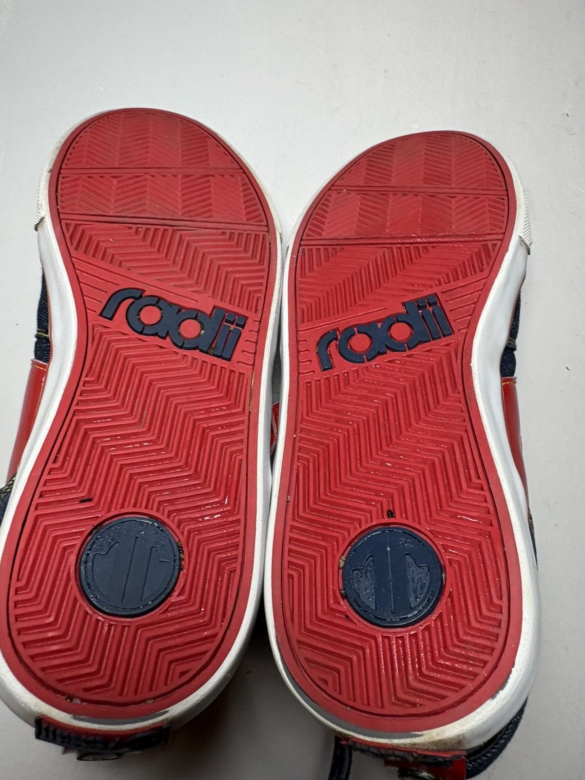 RADII Radii Straight Jacket High Top Sneakers Denim & Red Size US 9 / EU 42 - 5 Thumbnail