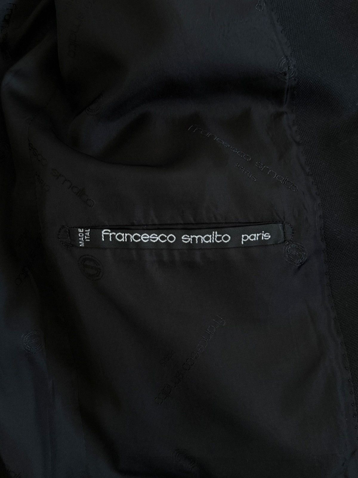 Francesco Smalto Vintage Francesco Smalto Paris Tailored Wool Safari Jacket Size 50R - 4 Thumbnail