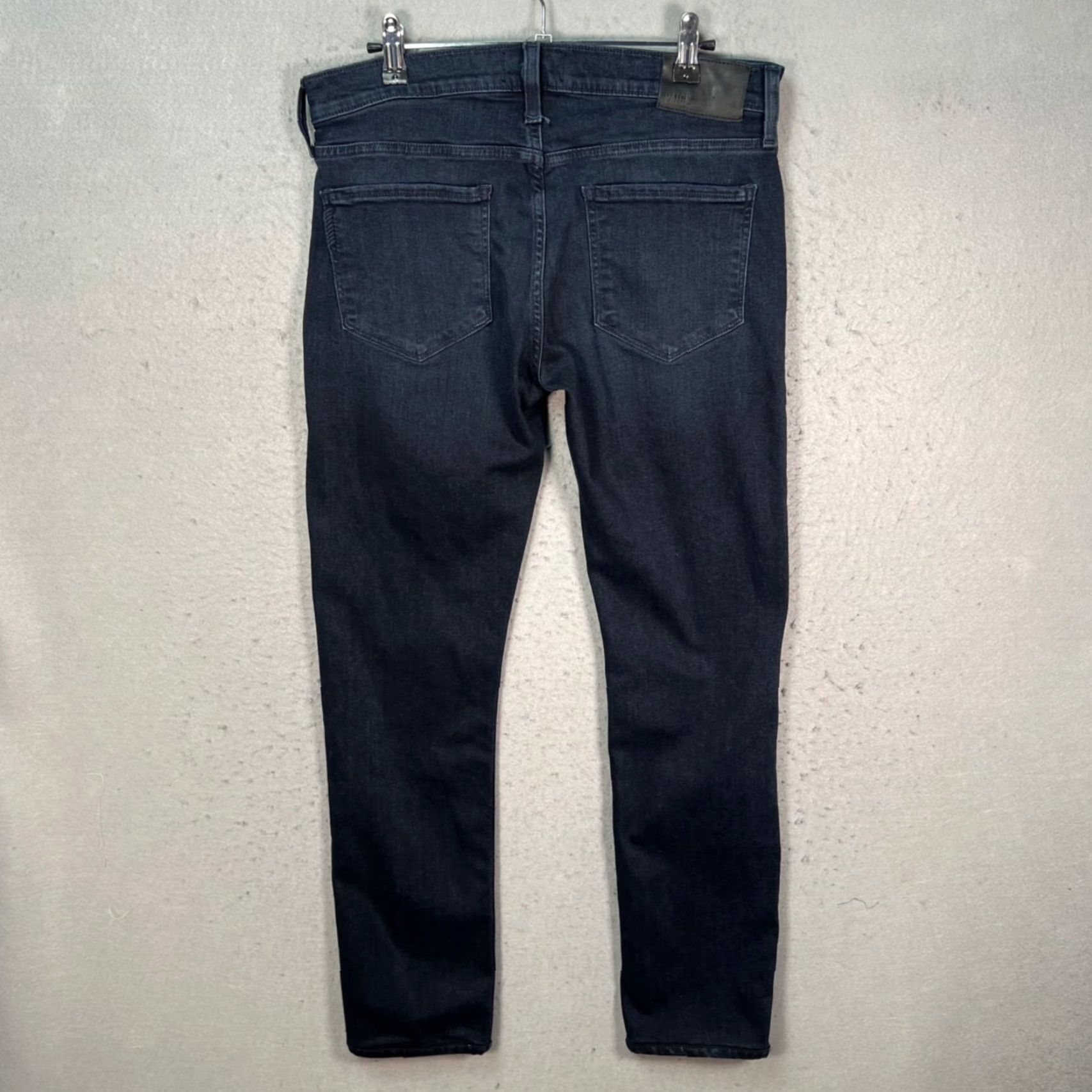 Paige Paige Federal Jeans Slim Straight Dark Wash Denim Mens 30 Regular Blue 5-Pocket Stretch Slim Inseam 30 Fashion Vintage? No Size US 30 / EU 46 - 2 Thumbnail